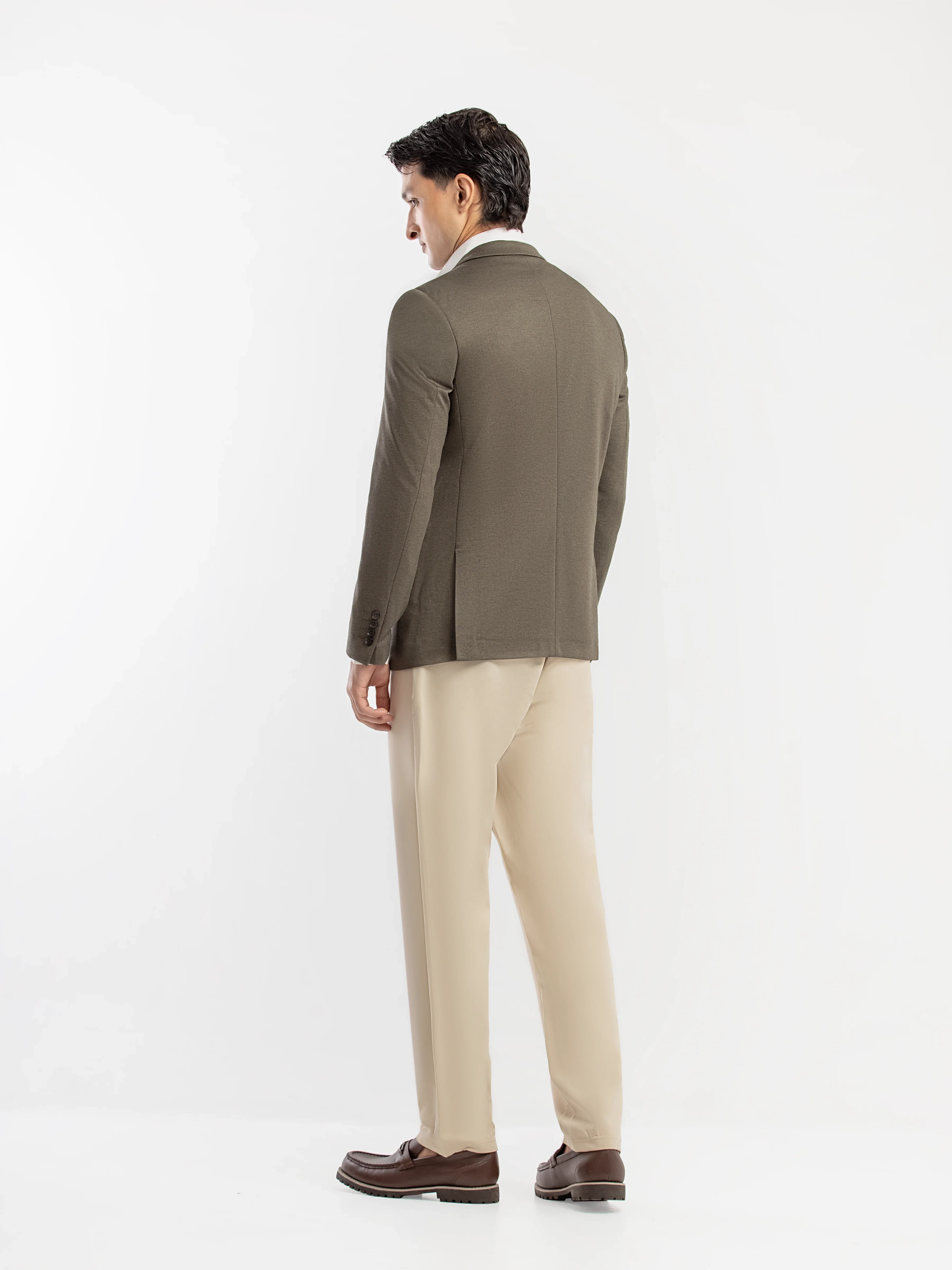 Men's Dark Sage Blazer - EMTB5-6891 - Image 6