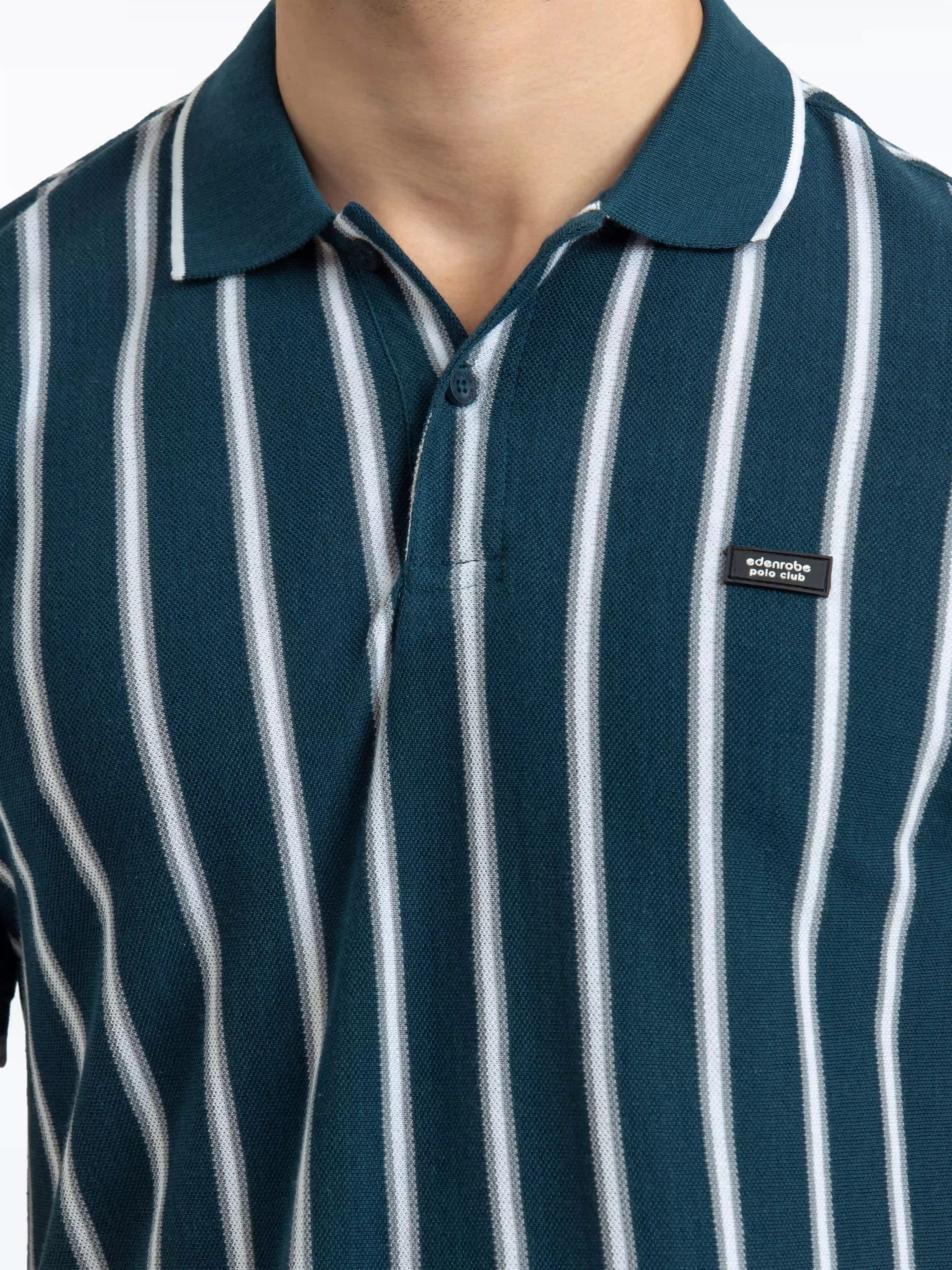 Men's Dark Teal Polo Shirt - EMTPS24-015 - Image 3