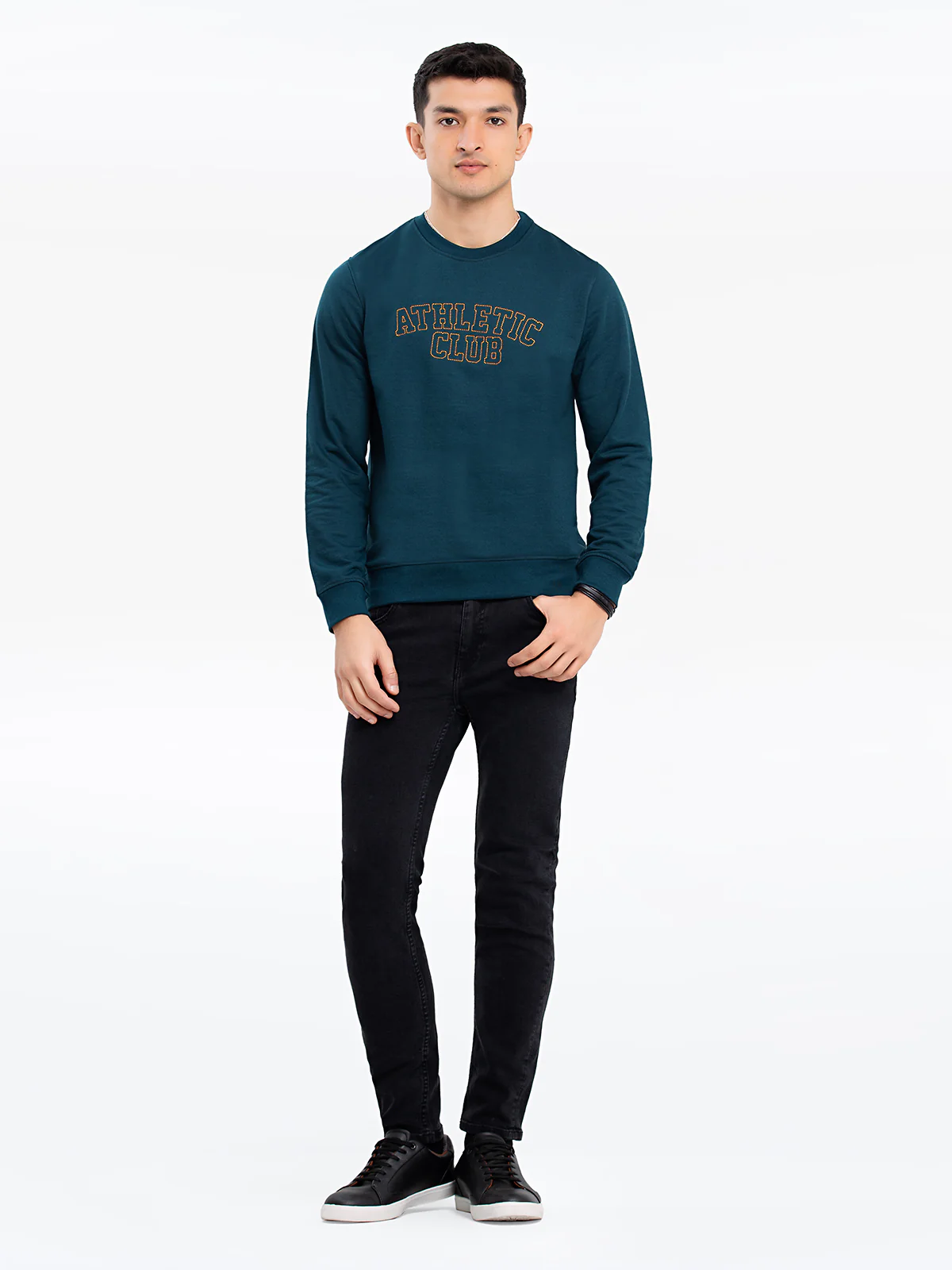 Men's Dark Teal Sweatshirt - EMTSS23-009
