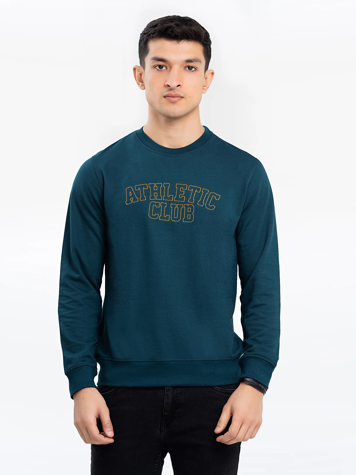 Men's Dark Teal Sweatshirt - EMTSS23-009 - Image 2