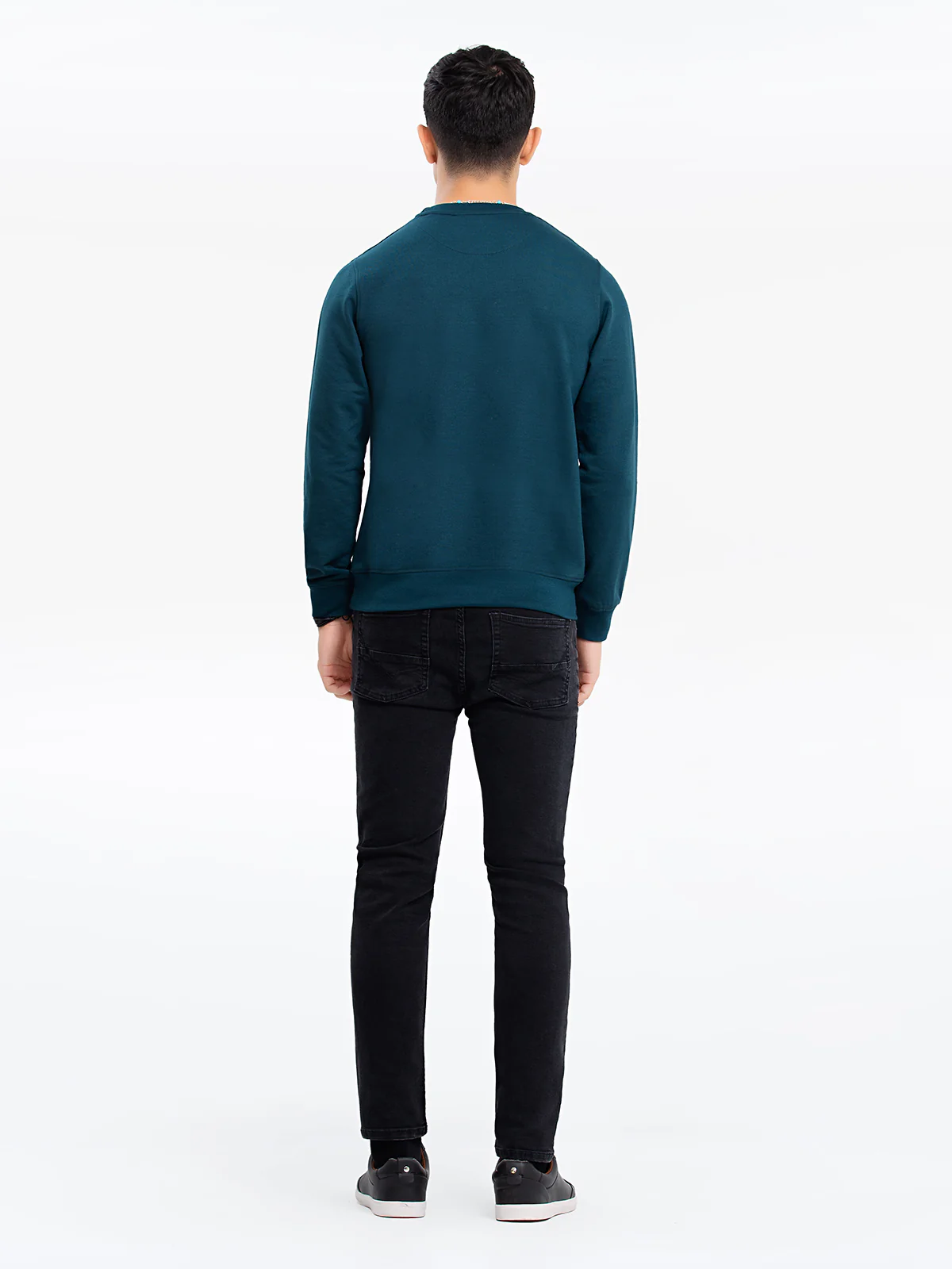 Men's Dark Teal Sweatshirt - EMTSS23-009 - Image 5