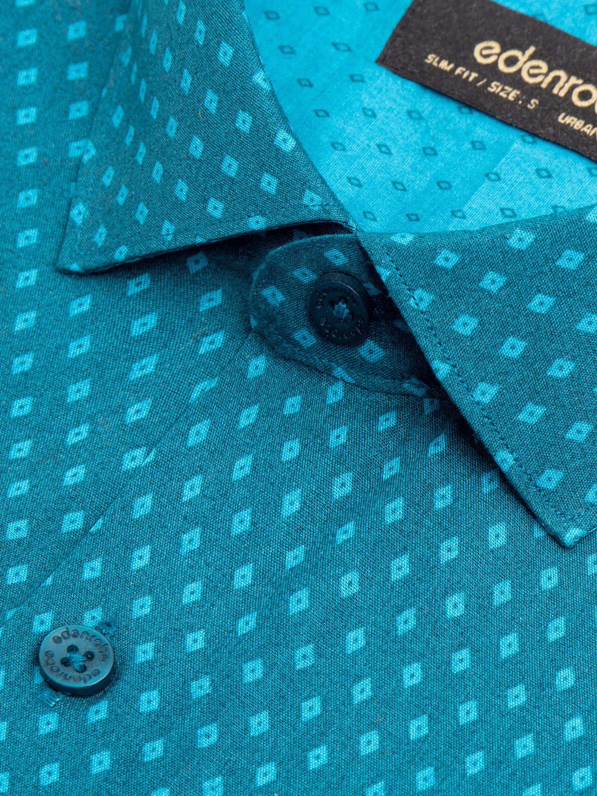 Men's Dark Turquoise Shirt - EMTSUC23-192 - Image 3