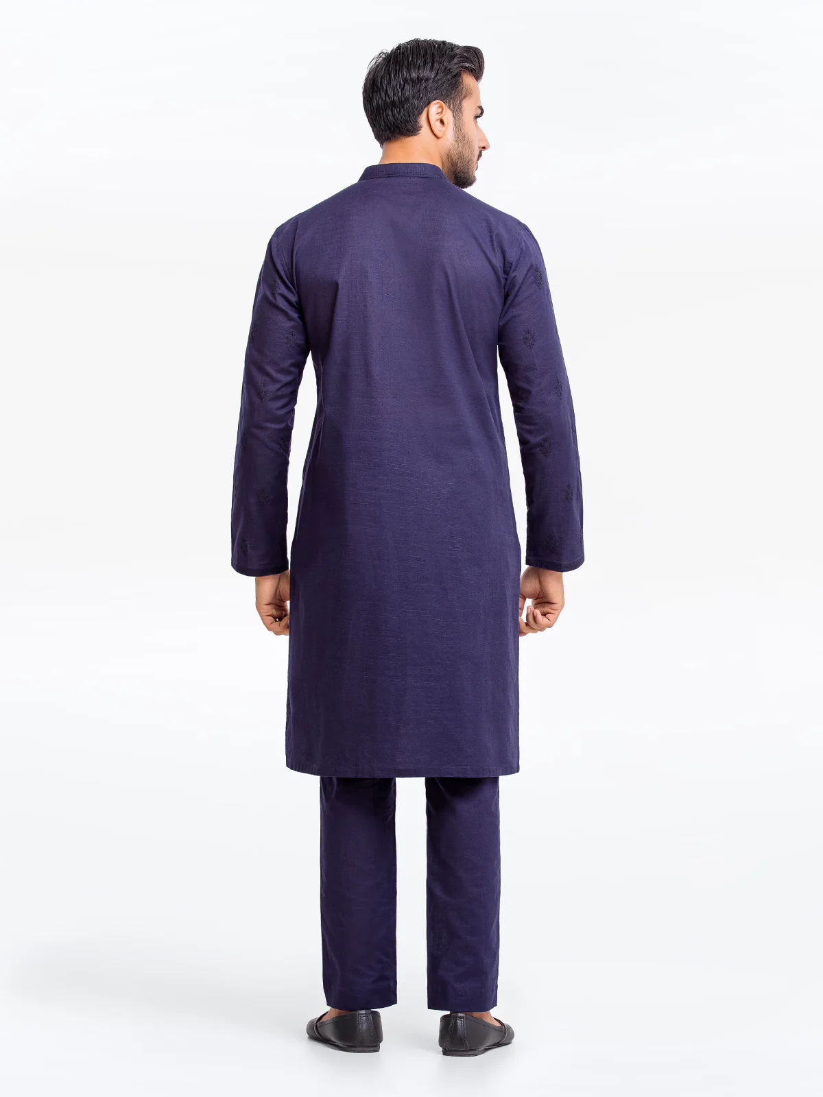 Men's Fawn Kurta Pajama - EMTSC23-090 - Image 5