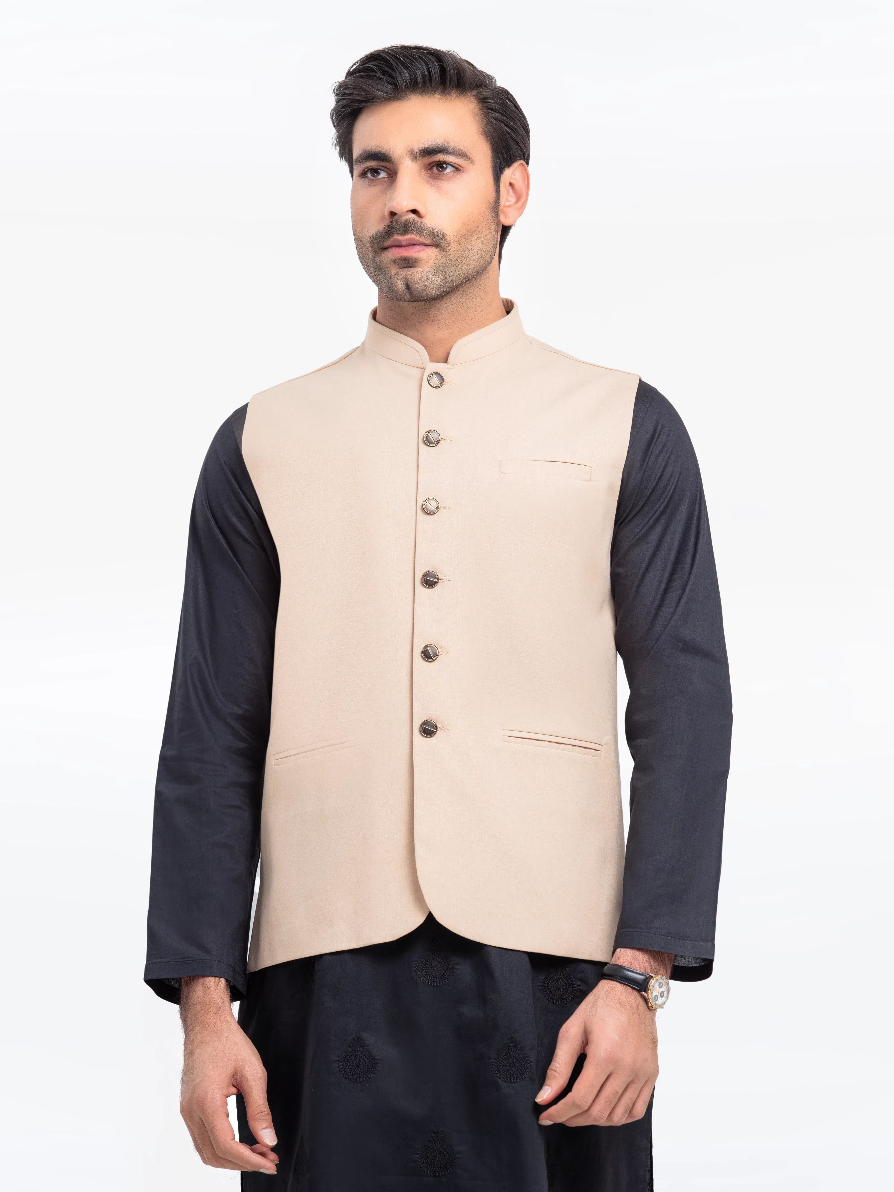 Men's Fawn Waist Coat - EMTWC23-35842 - Image 2