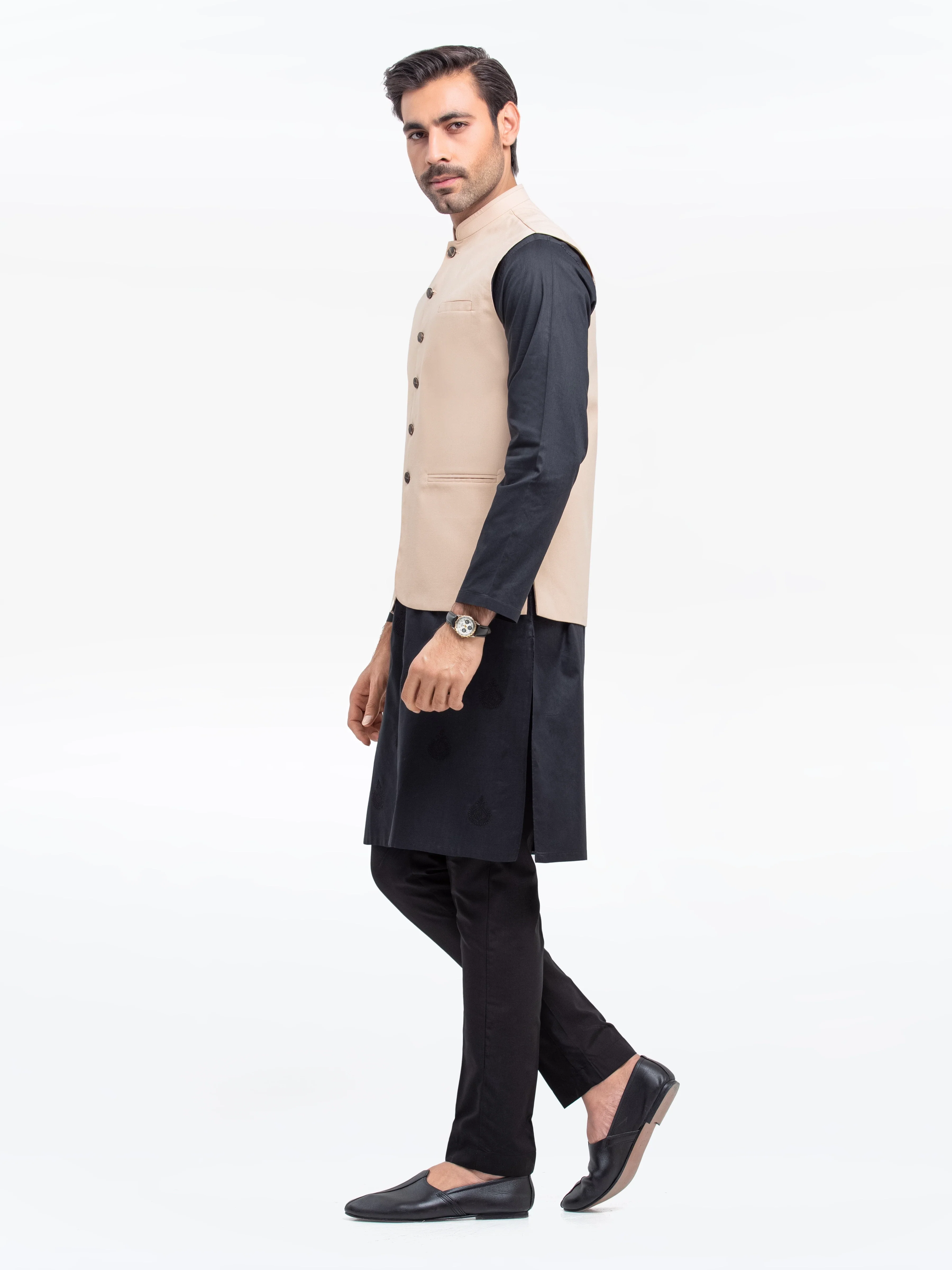 Men's Fawn Waist Coat - EMTWC23-35842 - Image 4