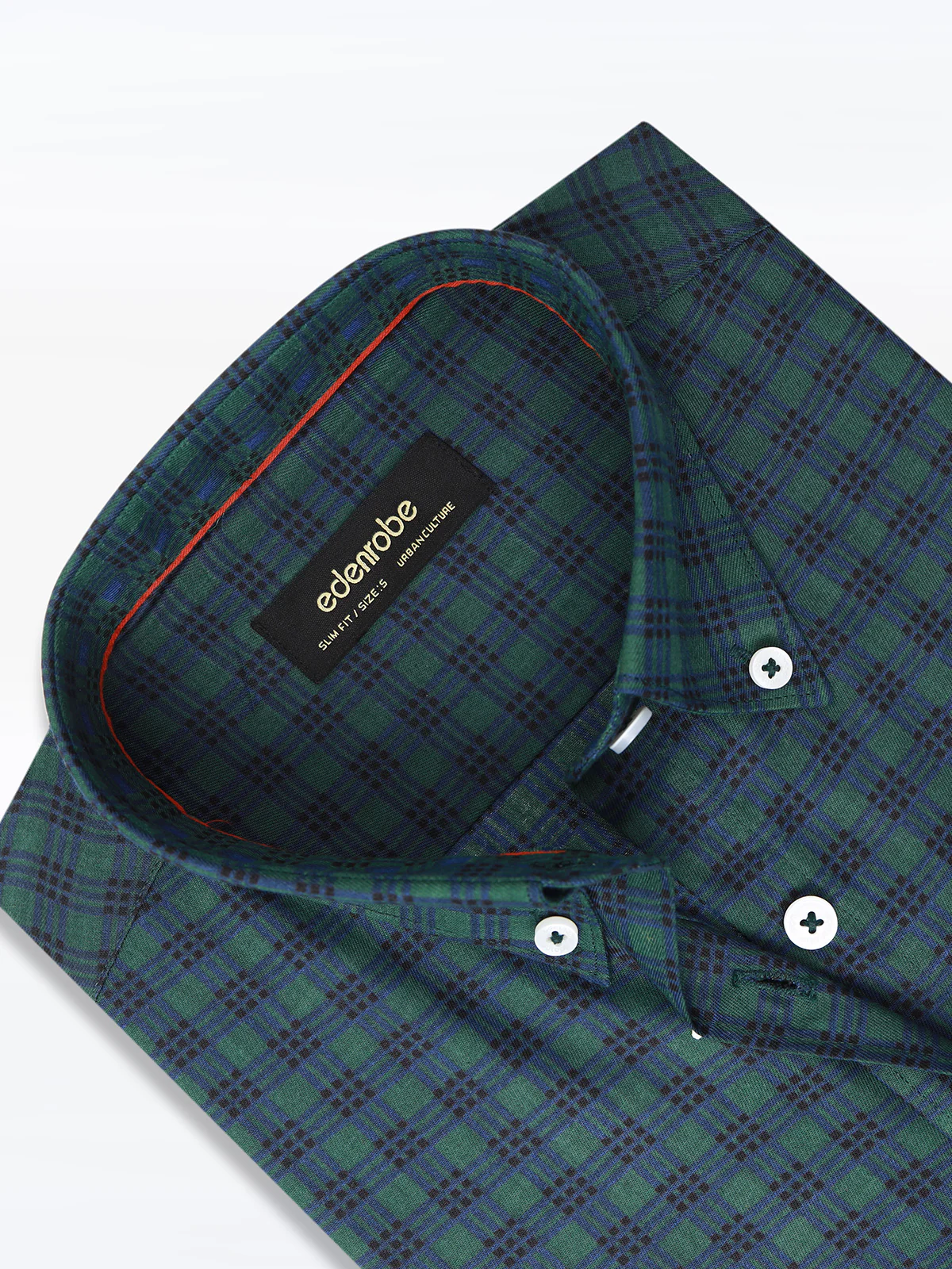 Men's Green & Blue Shirt - EMTSUC24-201 - Image 2