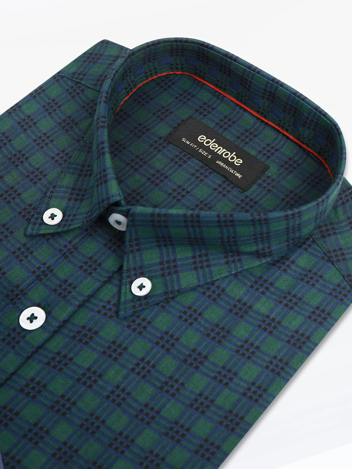 Men's Green & Blue Shirt - EMTSUC24-201 - Image 3