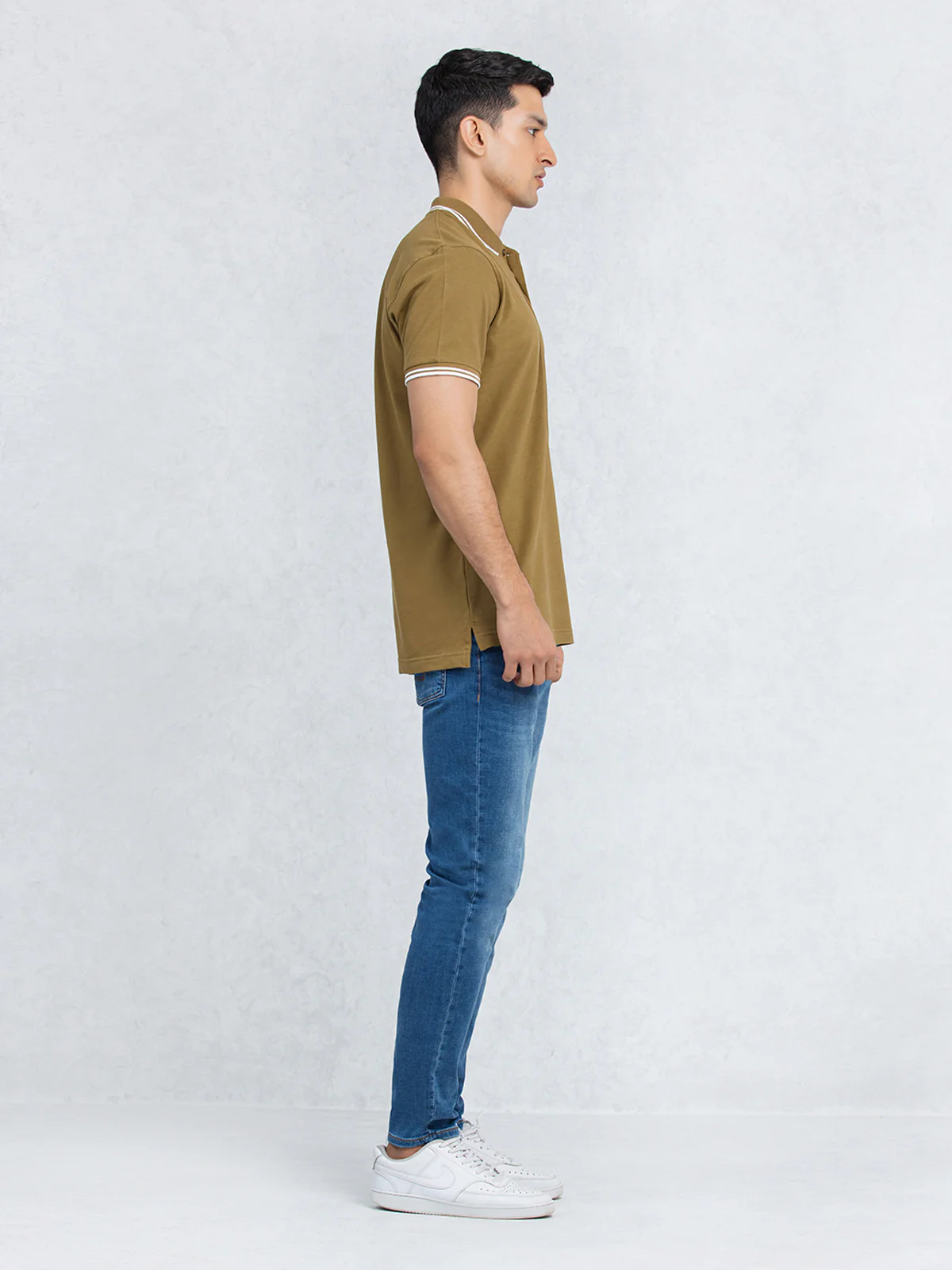 Men's Green Polo Shirt - EMTPS23-006 - Image 3