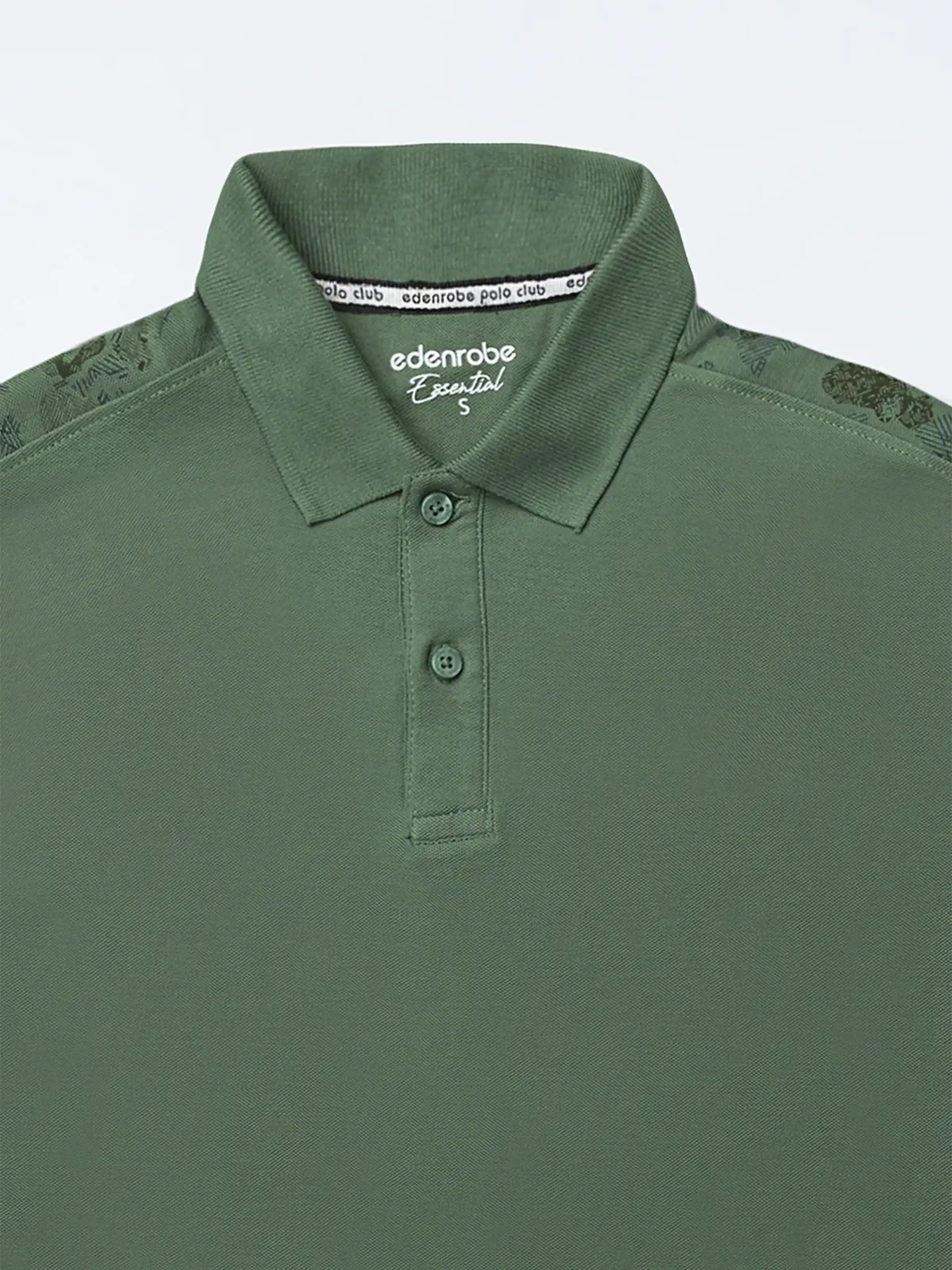 Men's Green Polo Shirt - EMTPS24-045 - Image 2