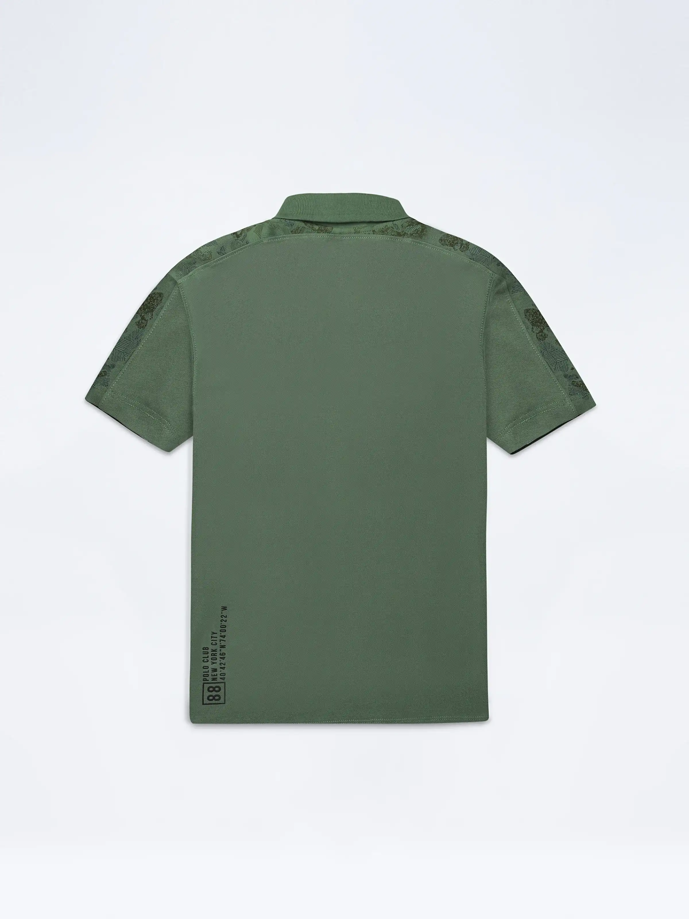 Men's Green Polo Shirt - EMTPS24-045 - Image 3