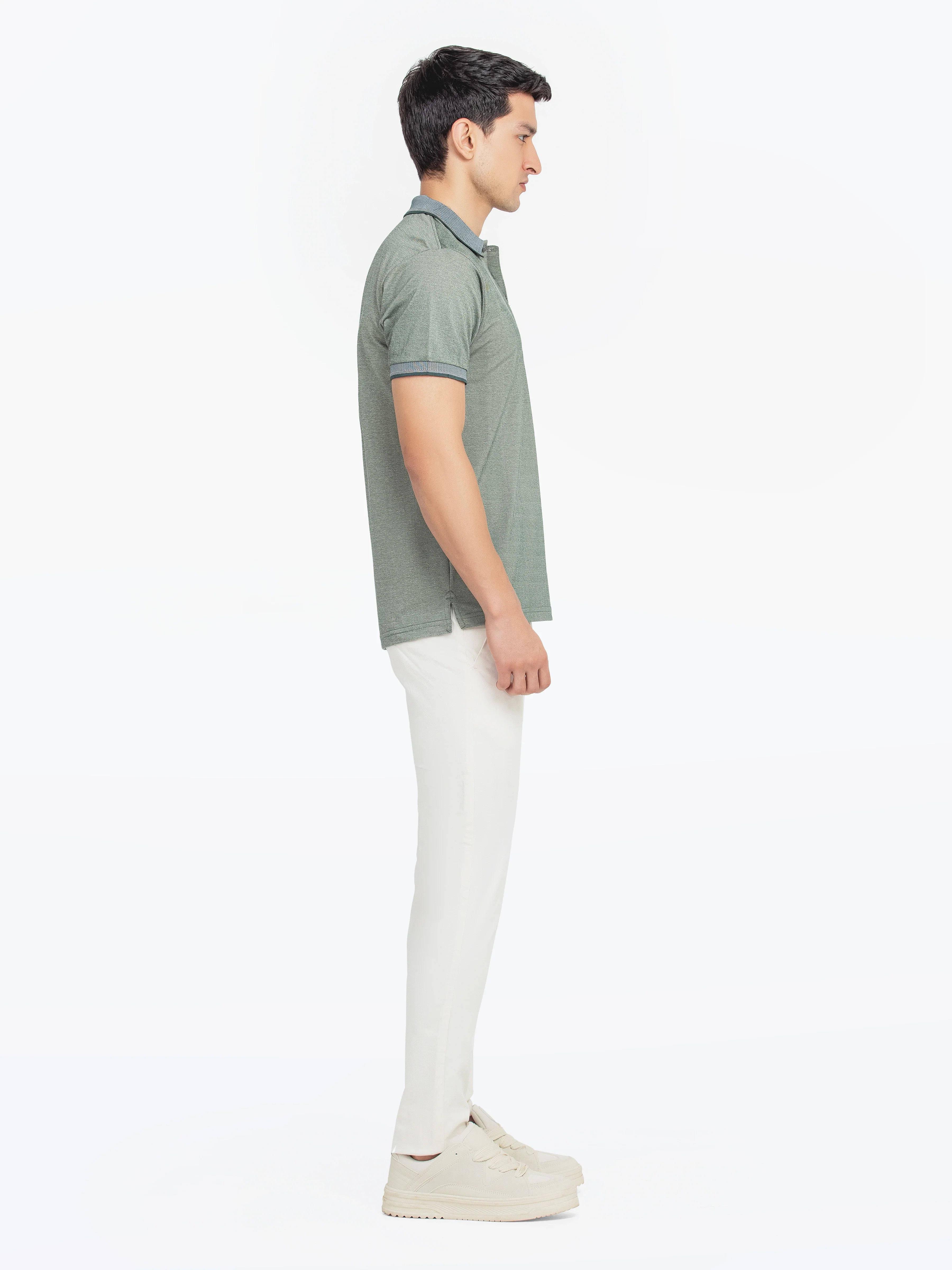 Men's Green Polo Shirt - EMTPS24-057 - Image 5