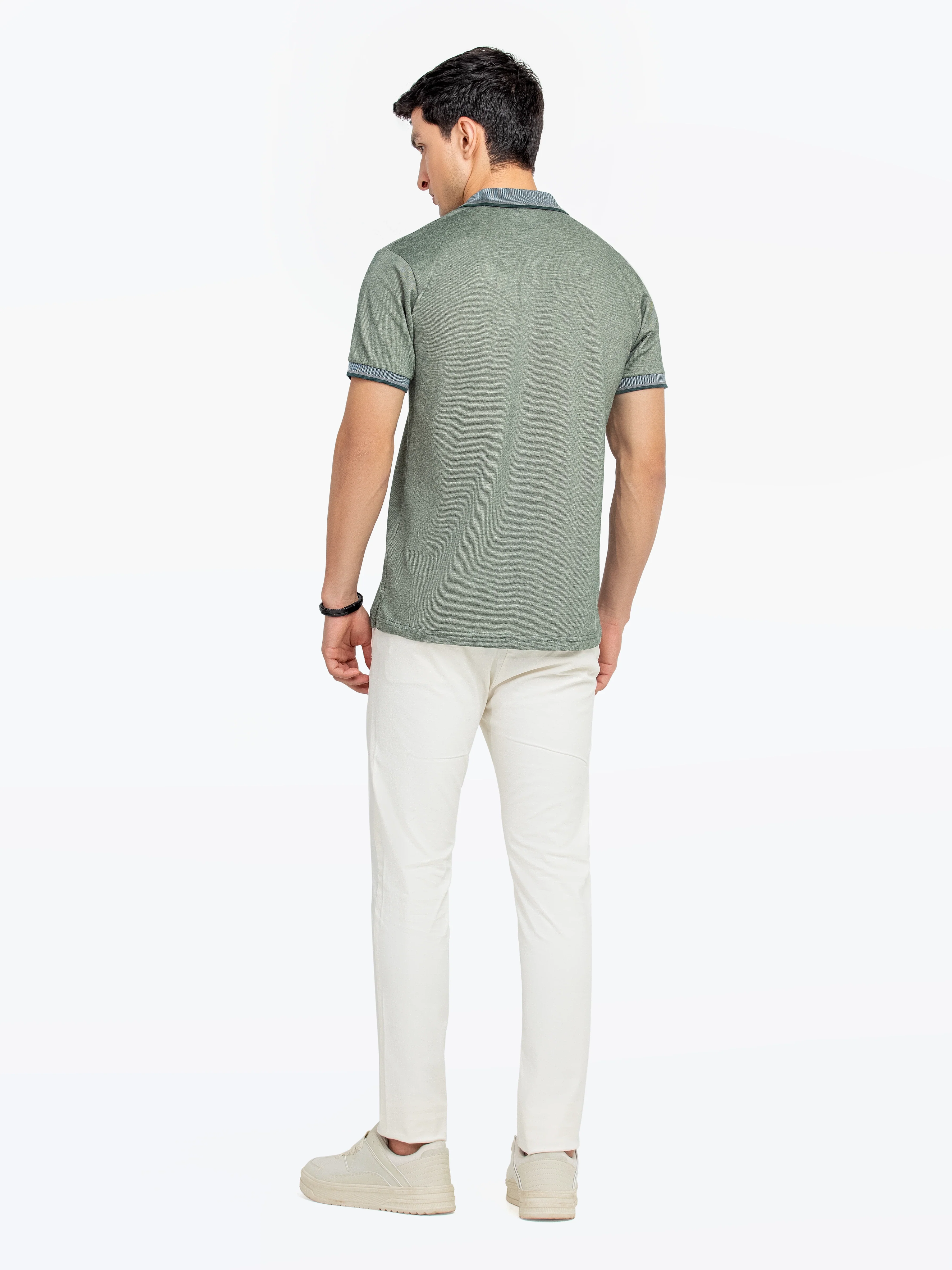 Men's Green Polo Shirt - EMTPS24-057 - Image 6
