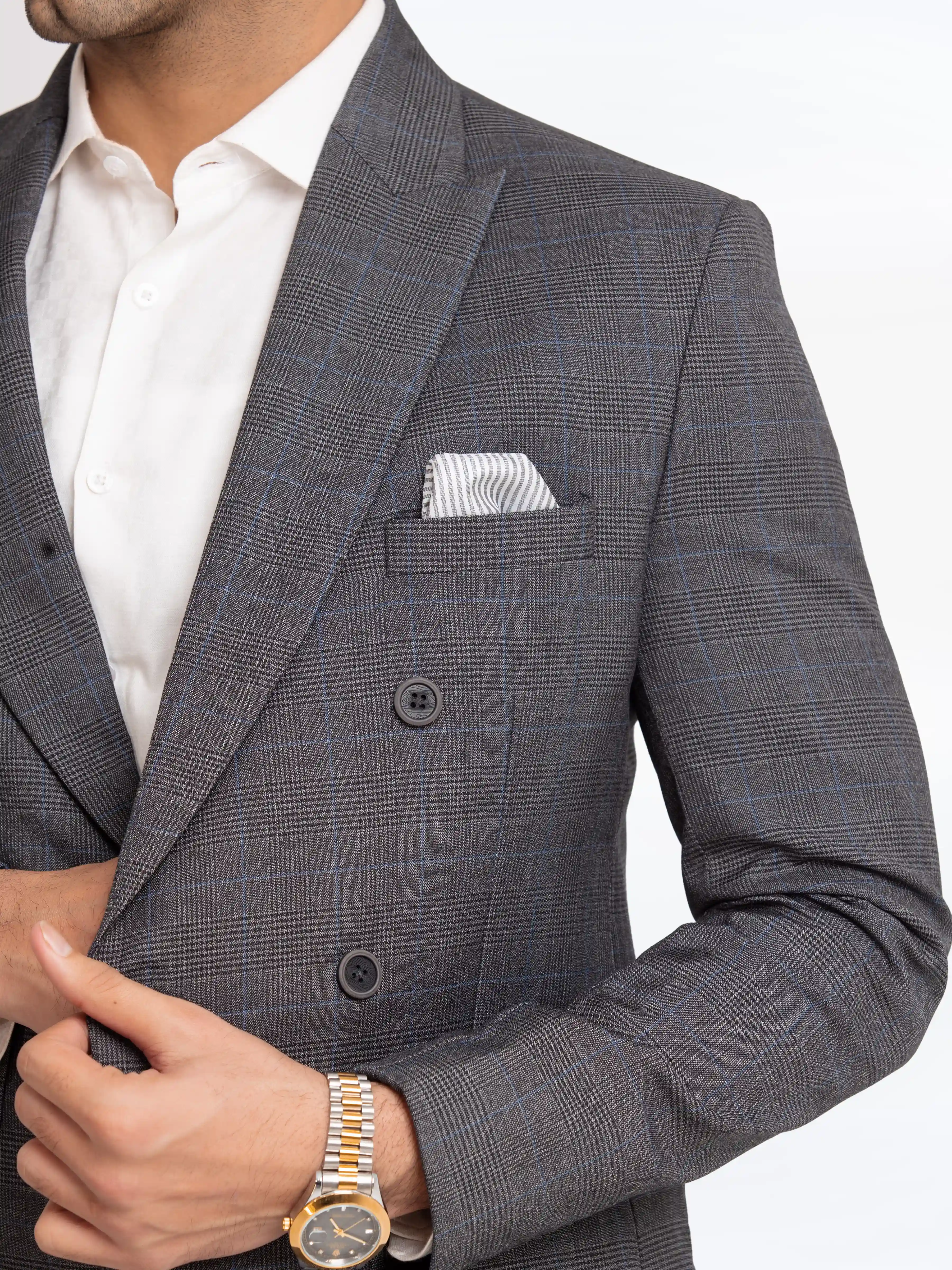 Men's Grey Blazer - EMTB23-6842 - Image 2