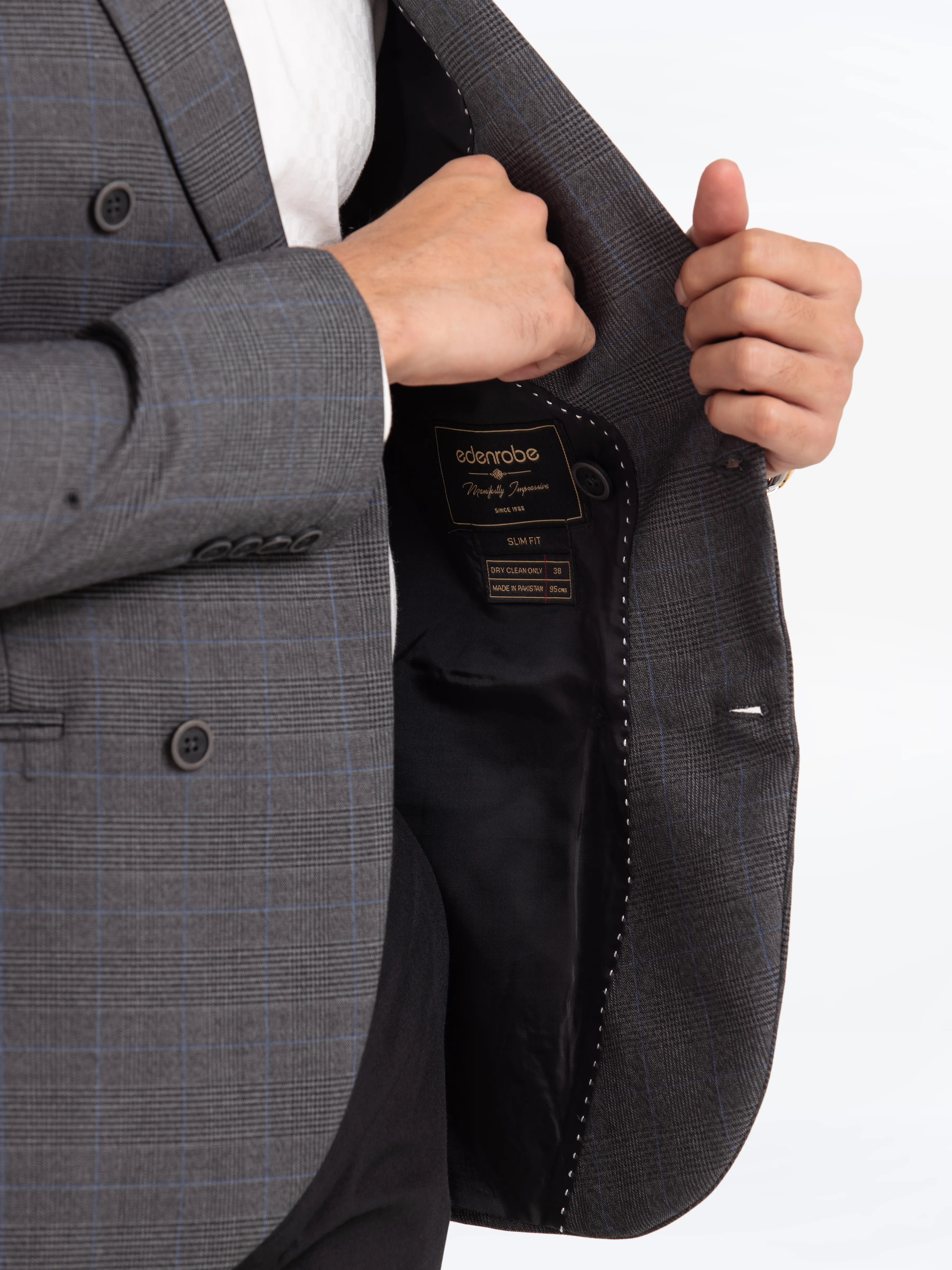 Men's Grey Blazer - EMTB23-6842 - Image 3