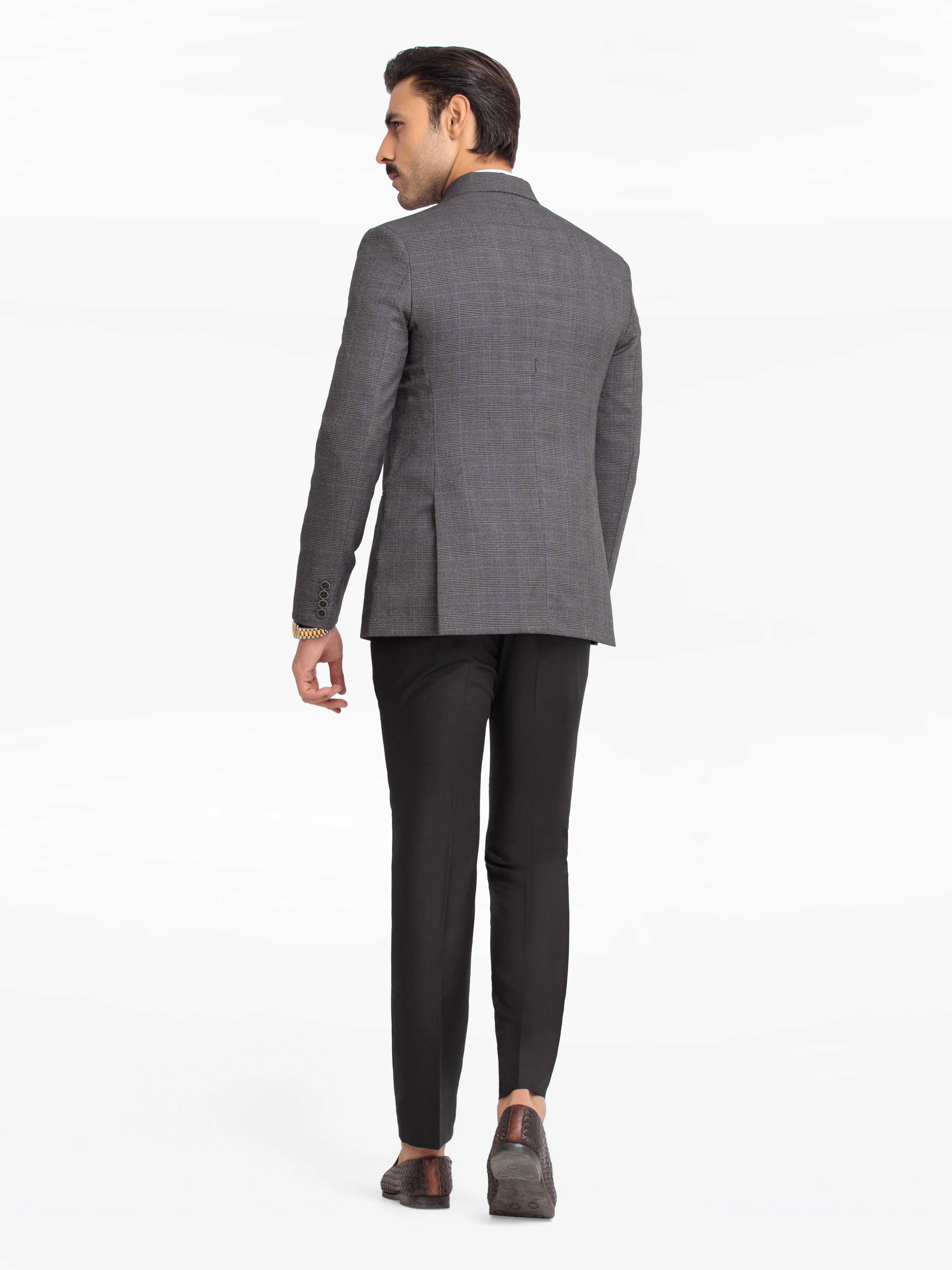 Men's Grey Blazer - EMTB23-6842 - Image 4