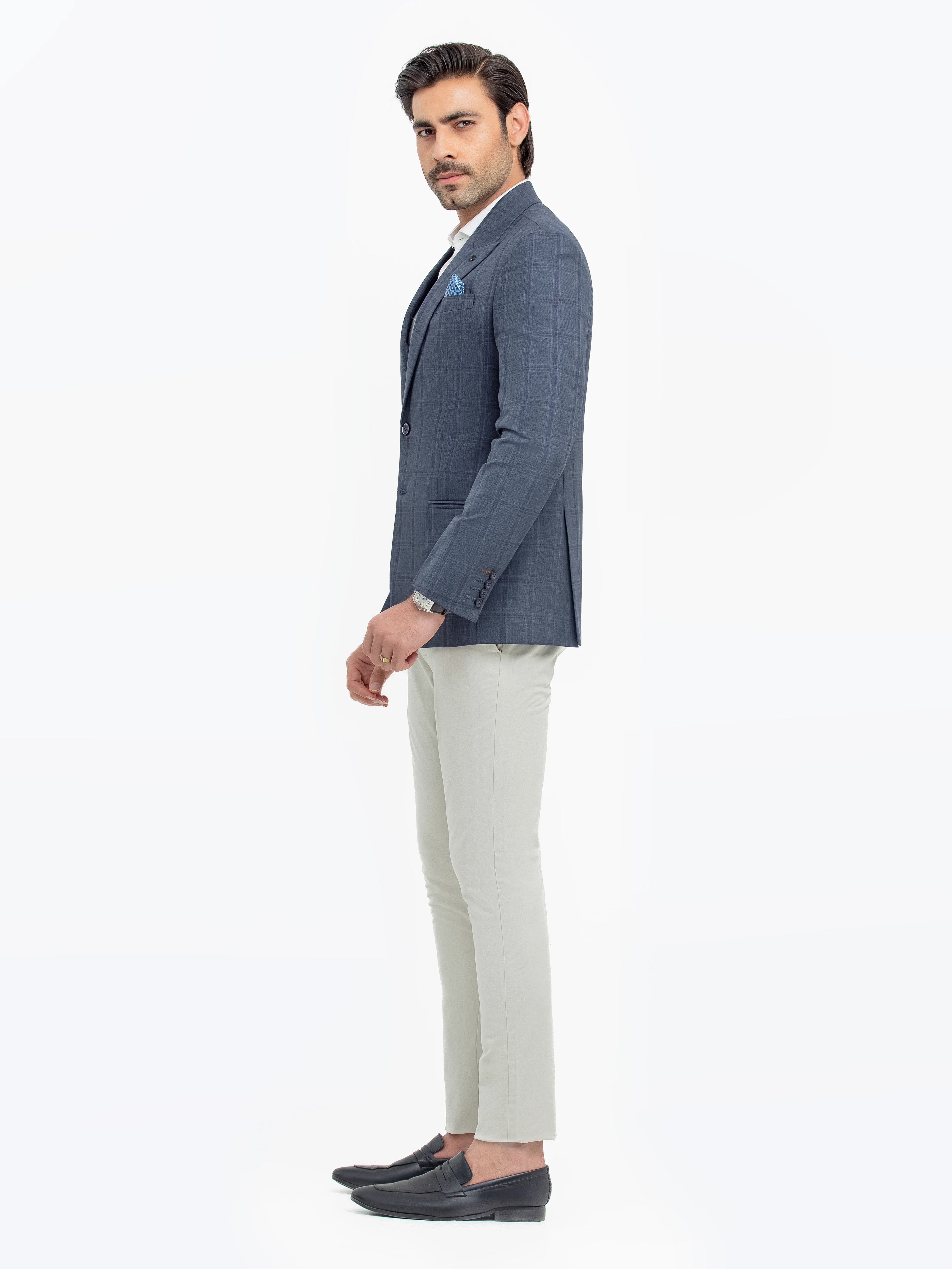 Men's Grey Blazer - EMTB24-6858 - Image 4
