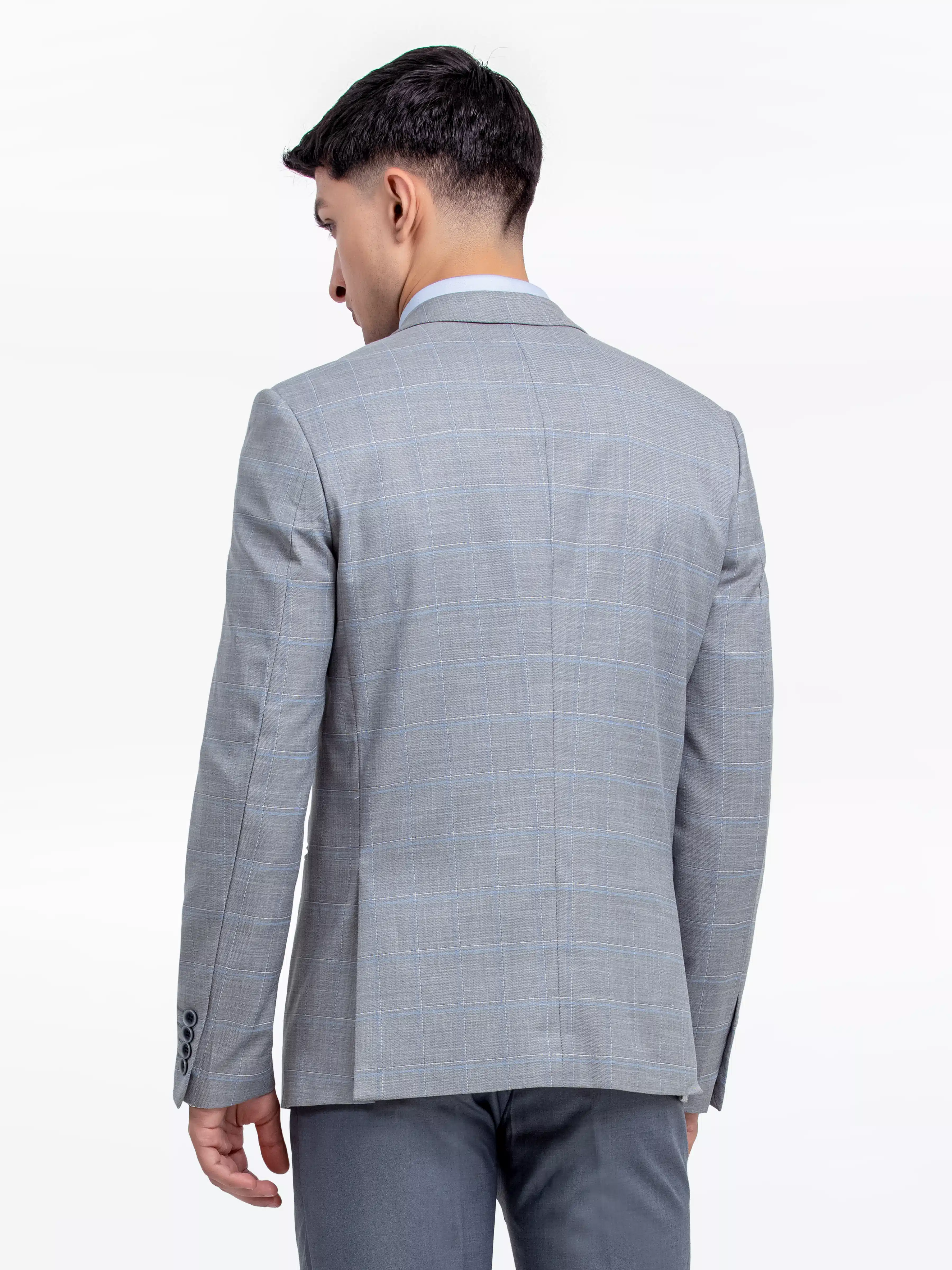 Men's Grey Blazer - EMTB24-6879 - Image 6