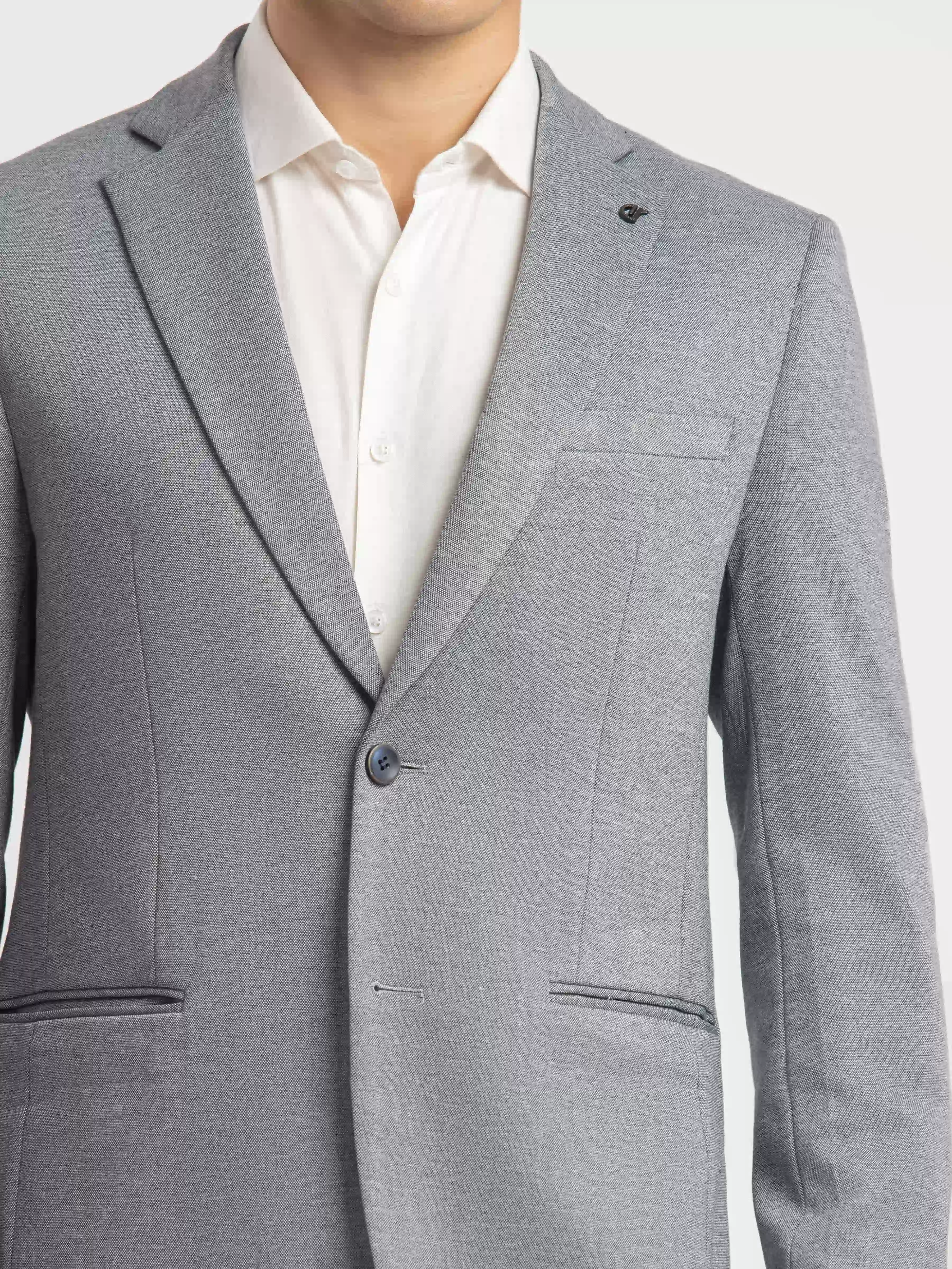 Men's Grey Blazer - EMTB5-6894 - Image 3