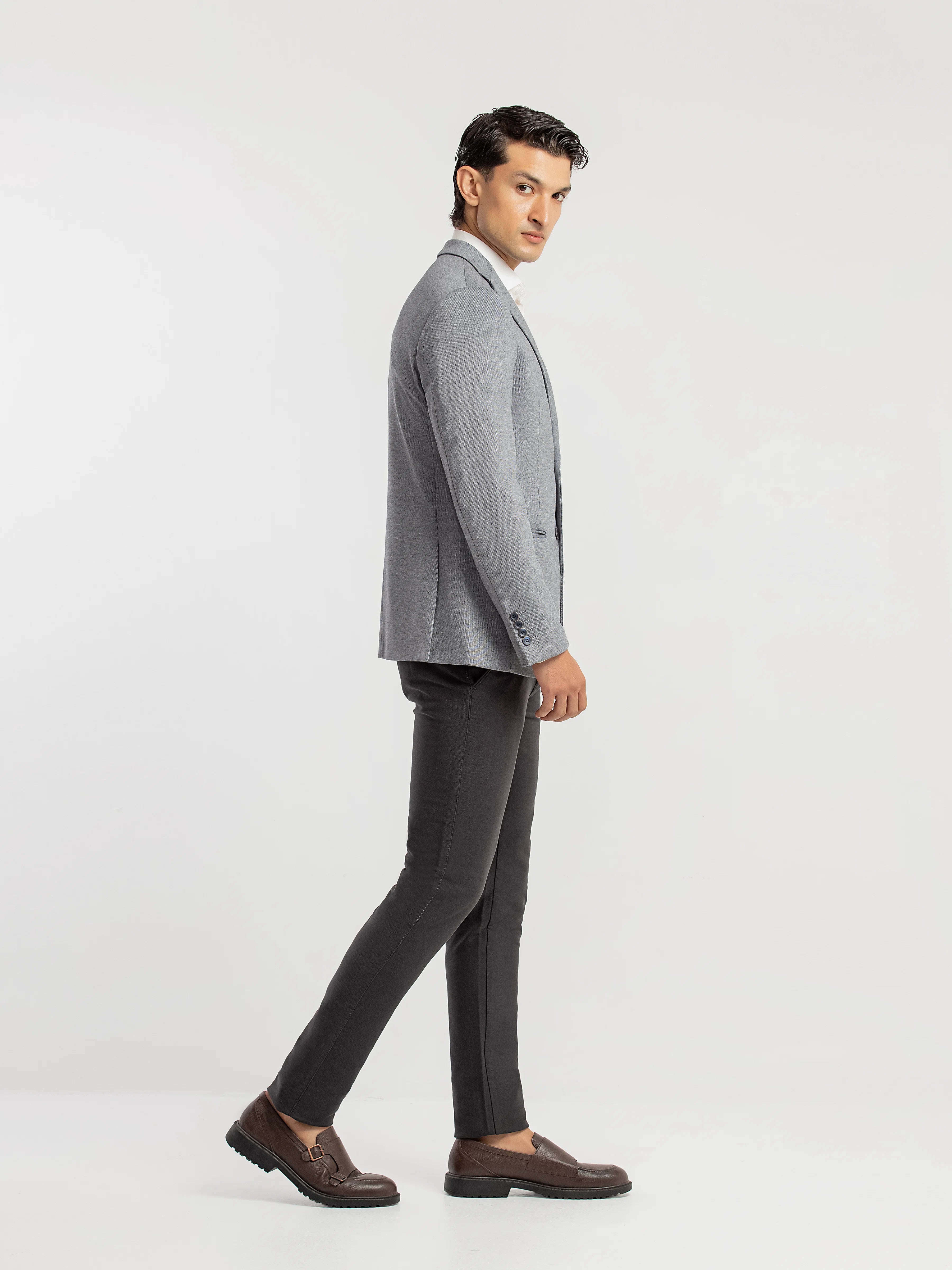 Men's Grey Blazer - EMTB5-6894 - Image 4