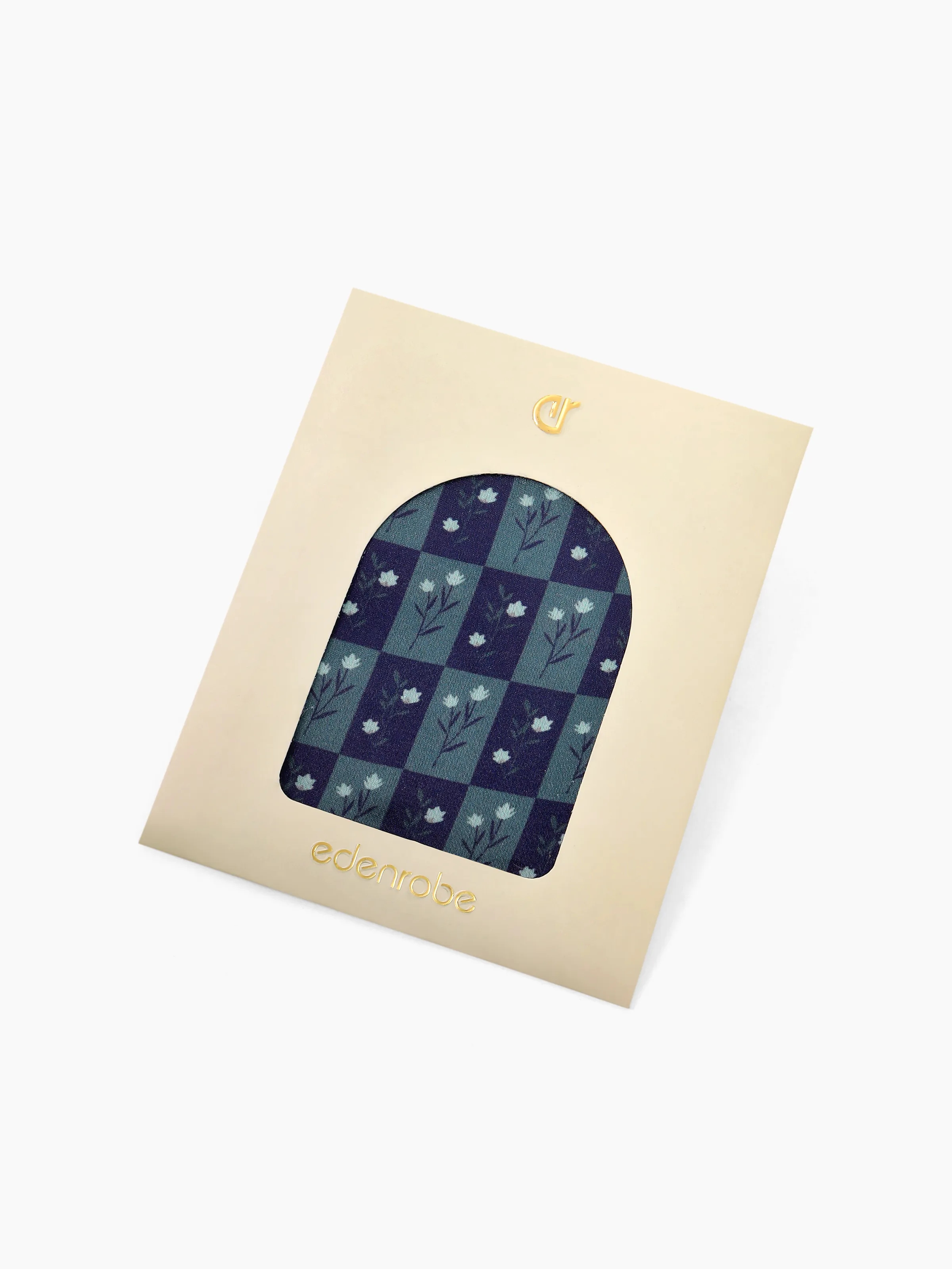 Men's Grey & Blue Pocket Square - EAMPS5-006 - Image 3