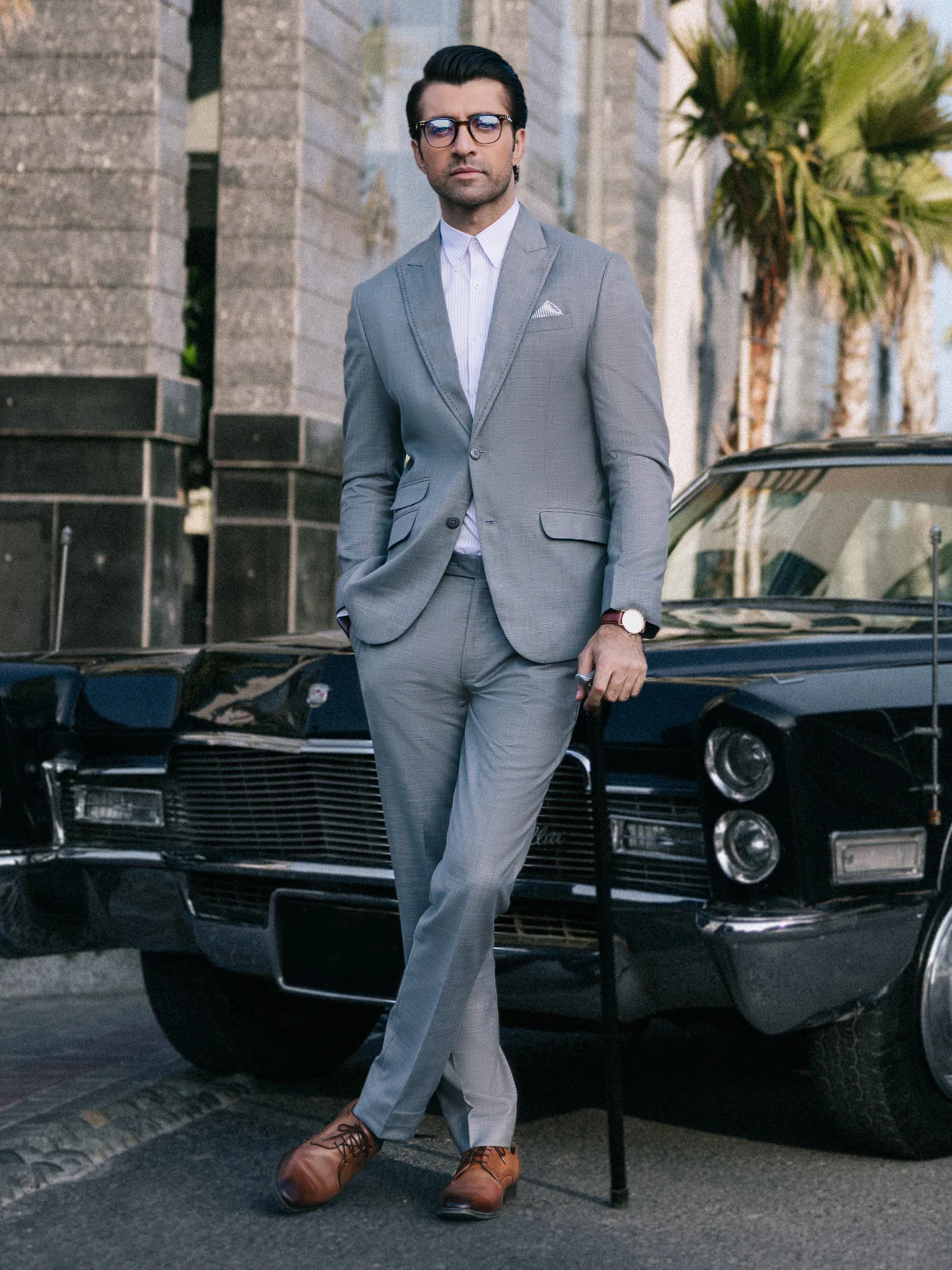 Men's Grey Coat Pant - EMTCP23-6847