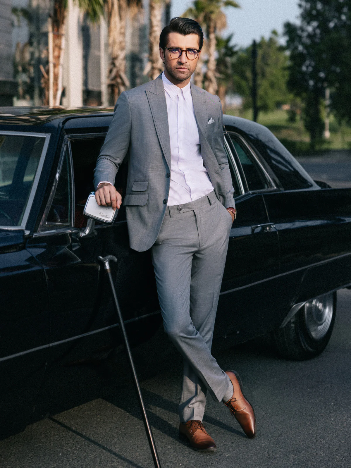 Men's Grey Coat Pant - EMTCP23-6847 - Image 2