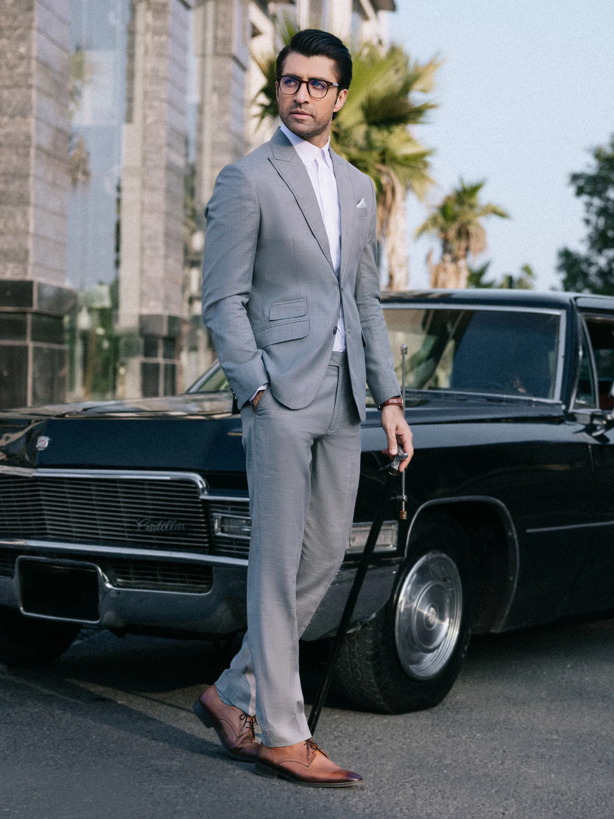 Men's Grey Coat Pant - EMTCP23-6847 - Image 3