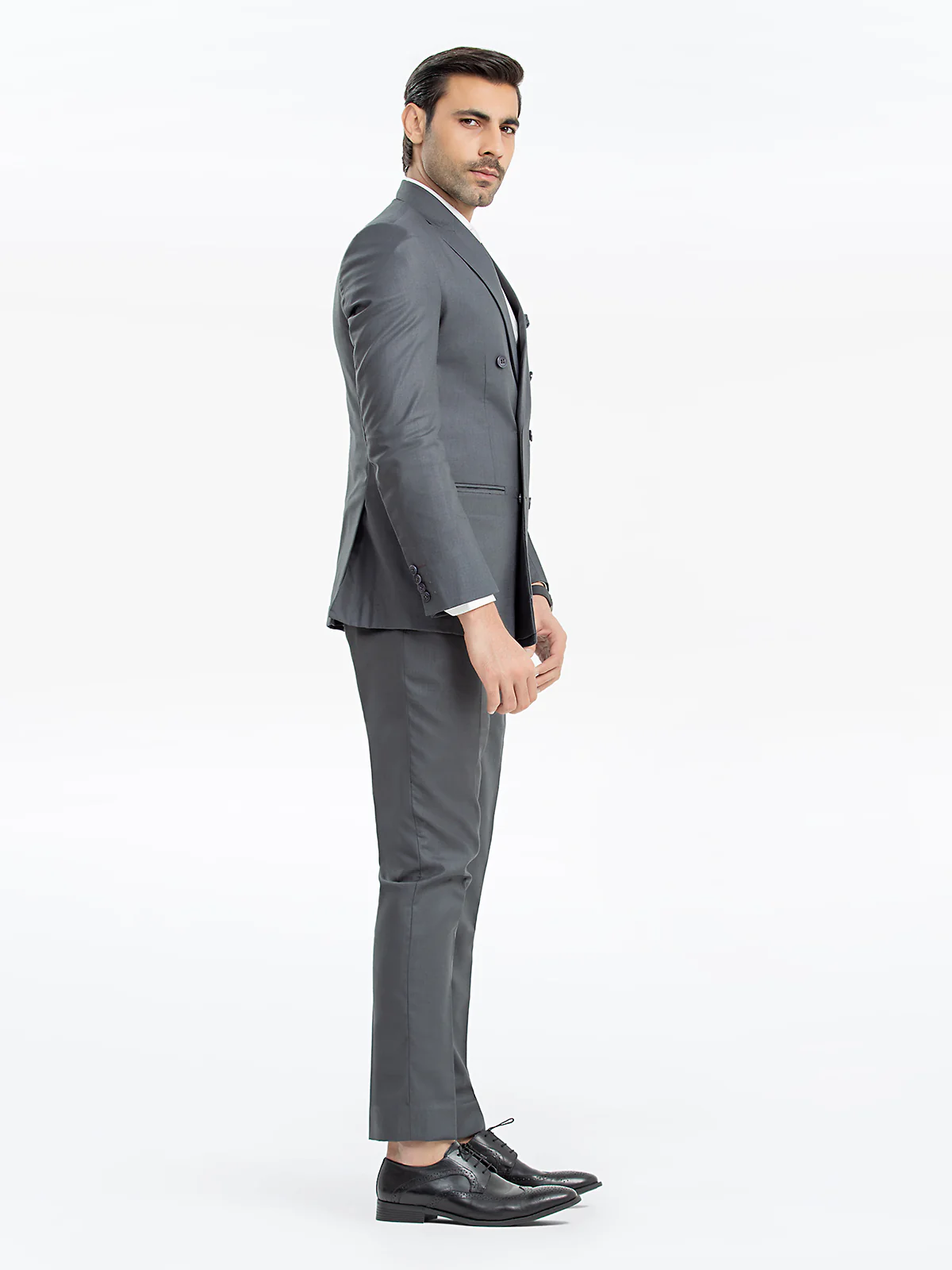 Men's Grey Coat Pant - EMTCP23-6854 - Image 4
