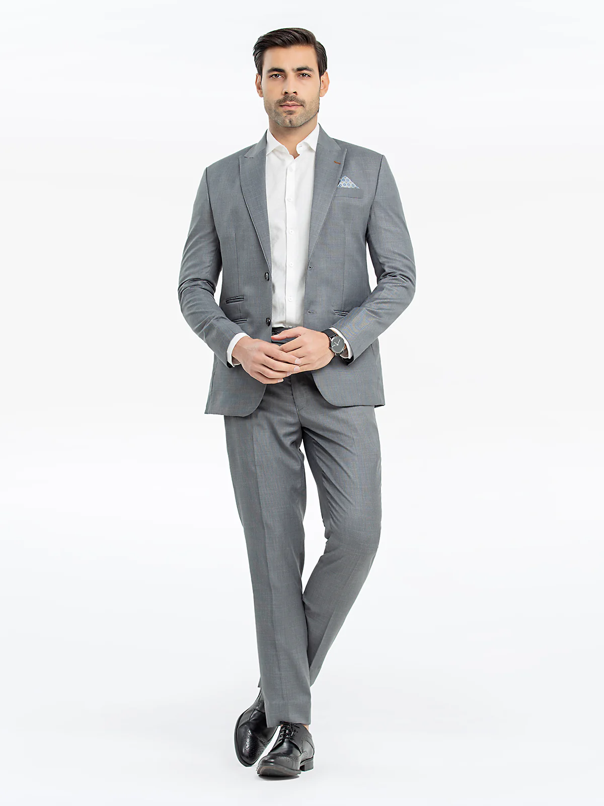 Men's Grey Coat Pant - EMTCP23-6855 - Image 2