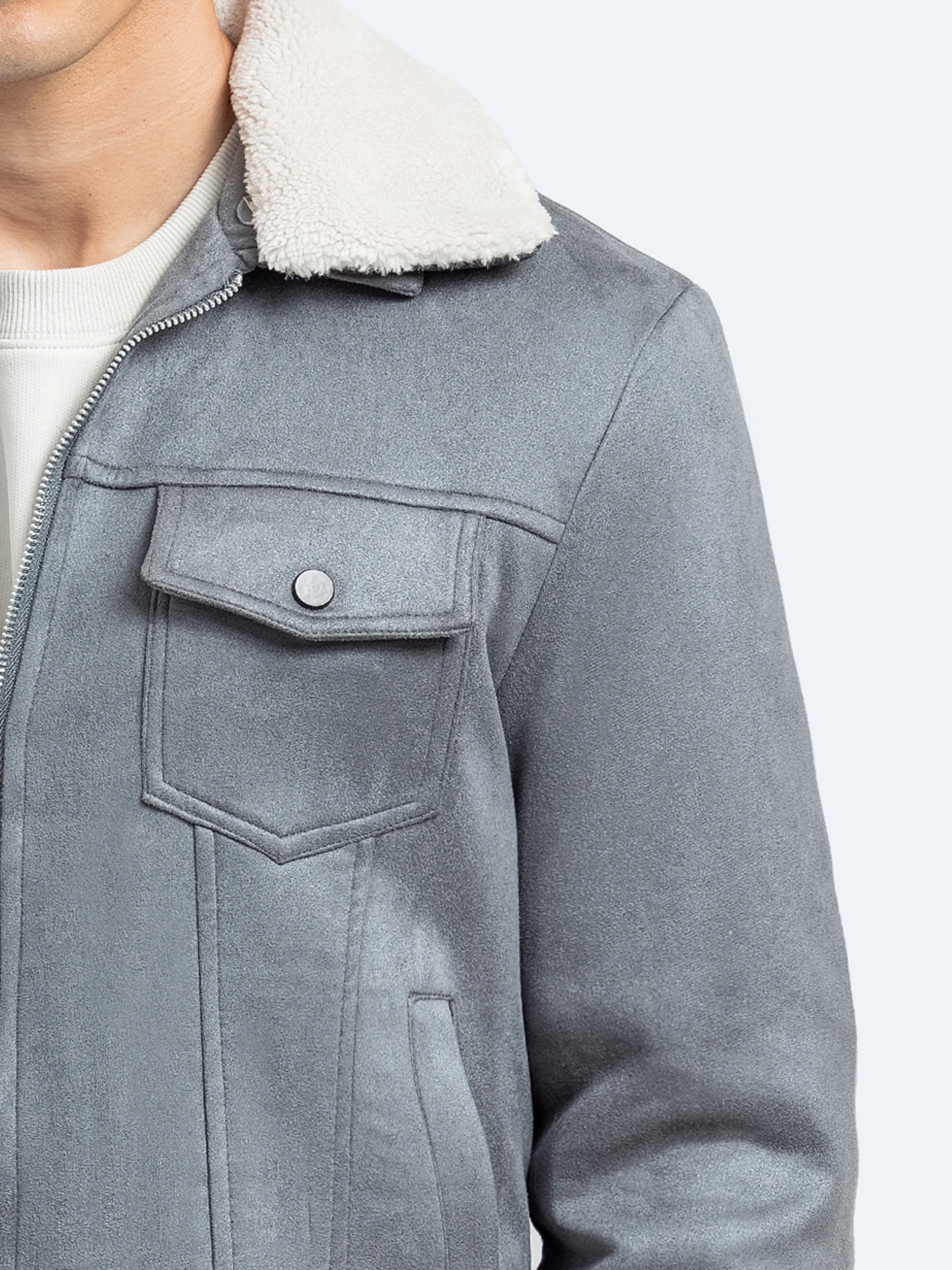 Men's Grey Jacket - EMTJ24-016 - Image 4