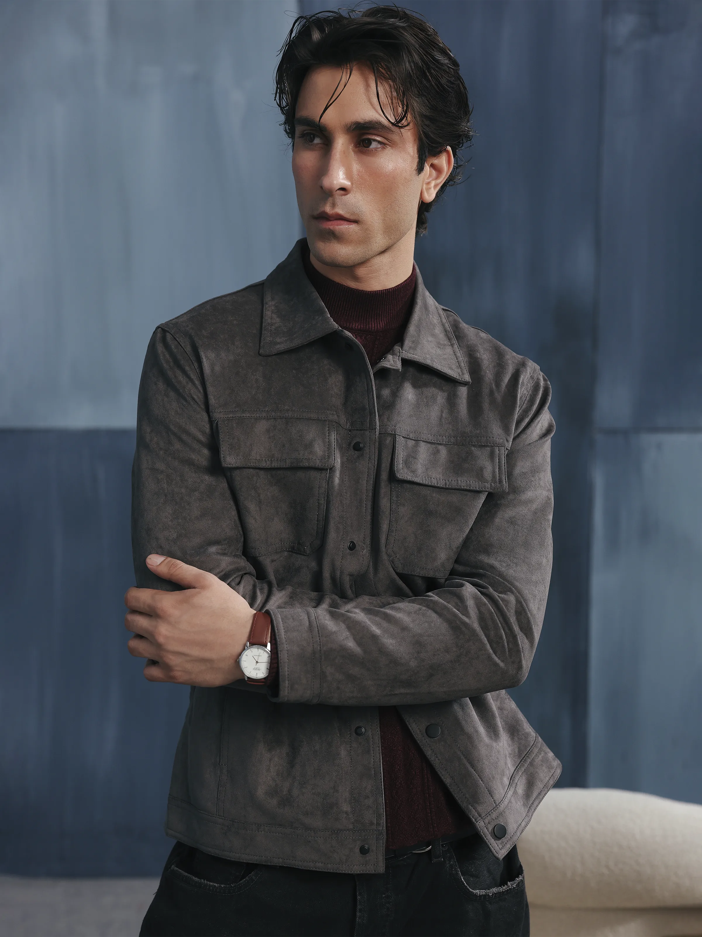 Men's Grey Jacket - EMTJ5-004