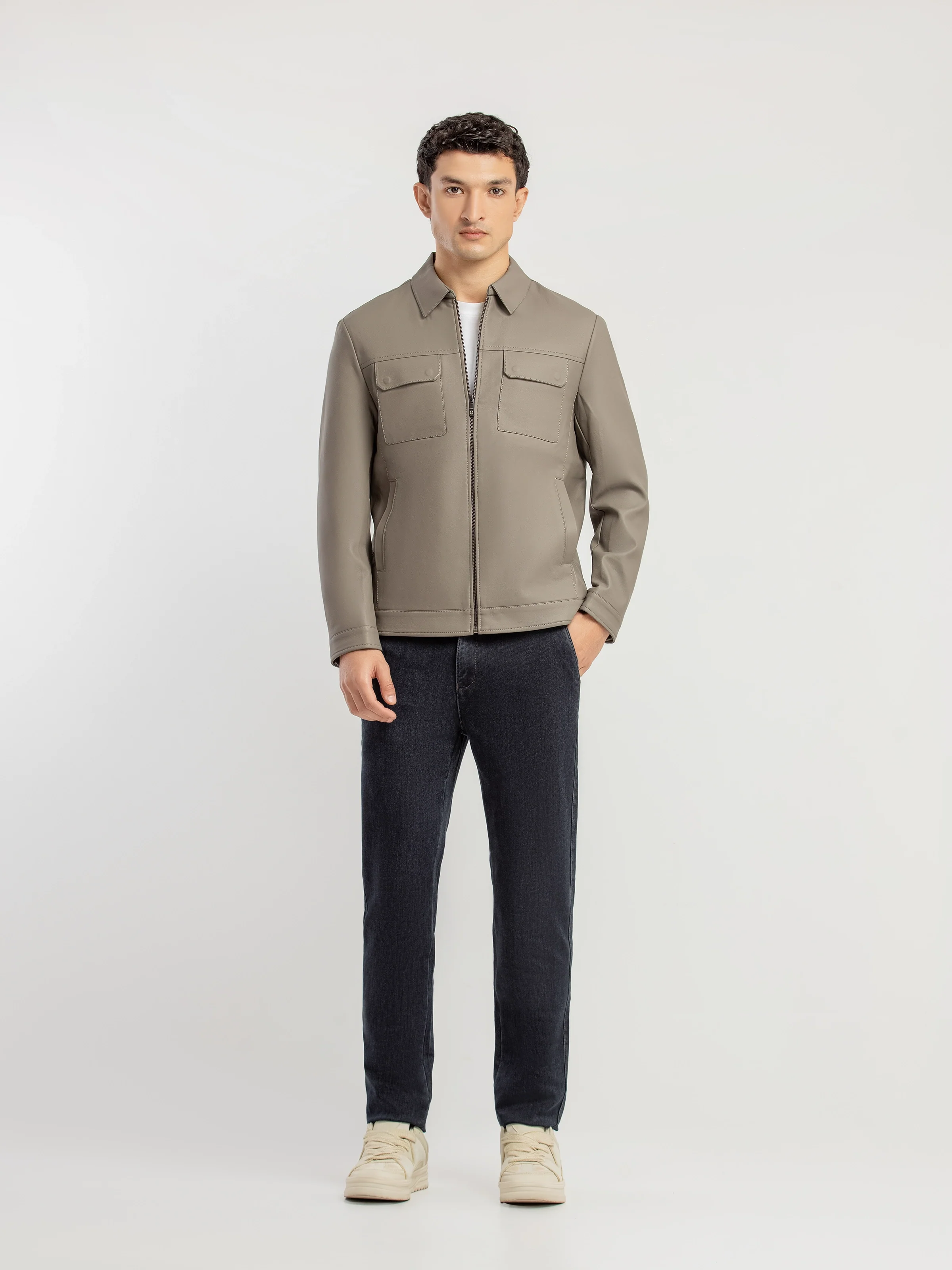 Men's Grey Jacket - EMTJ5-008 - Image 2