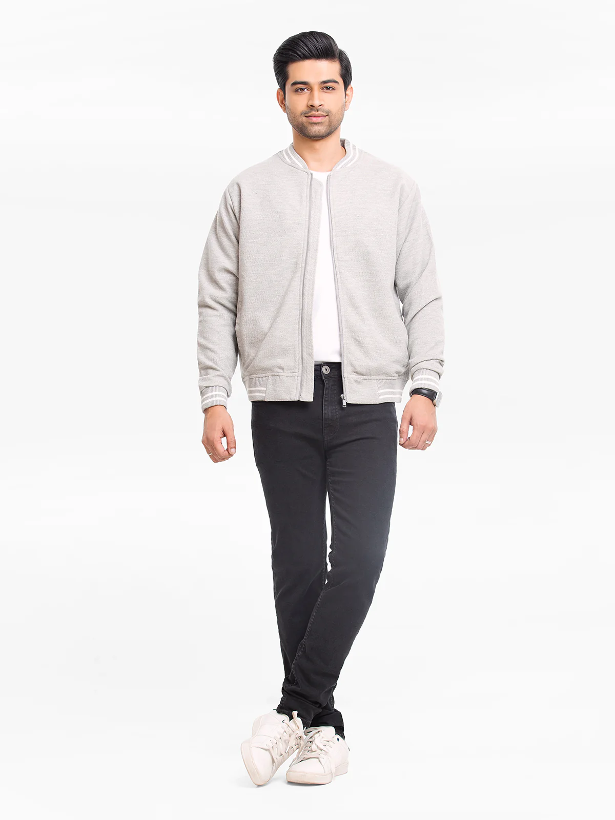 Men's Grey Jacket - EMTJK23-004 - Image 2