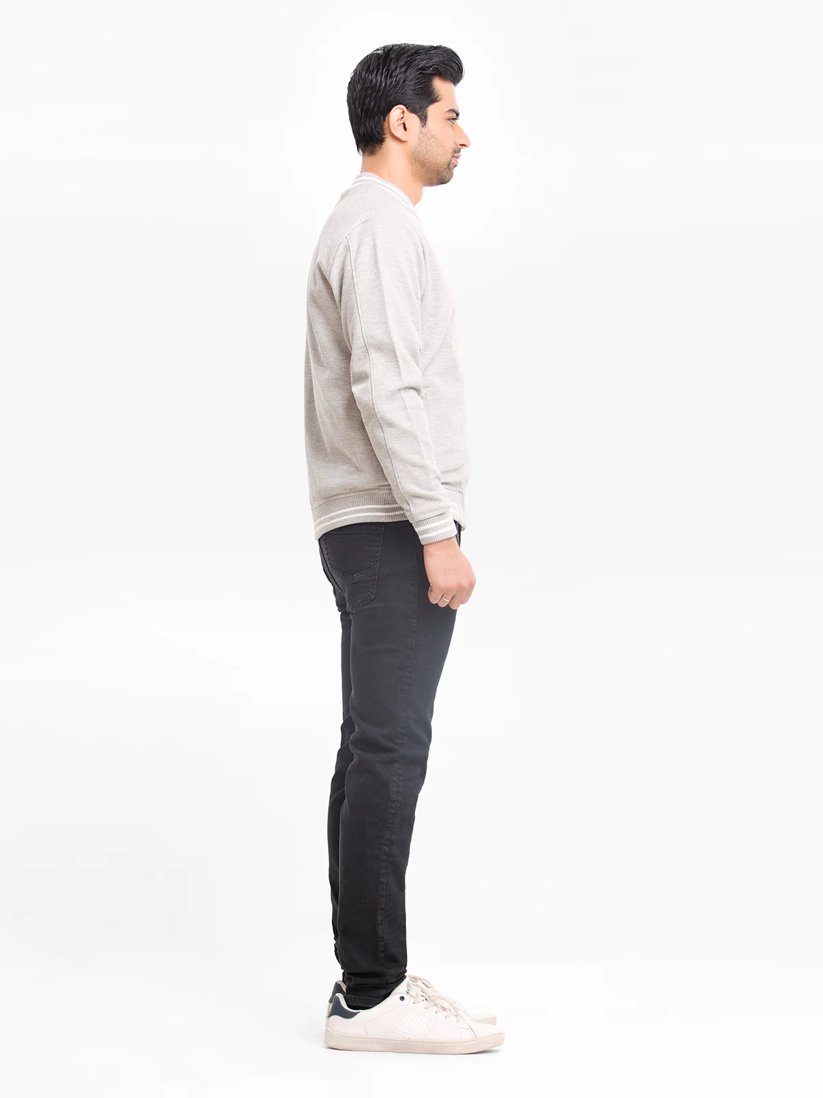 Men's Grey Jacket - EMTJK23-004 - Image 3