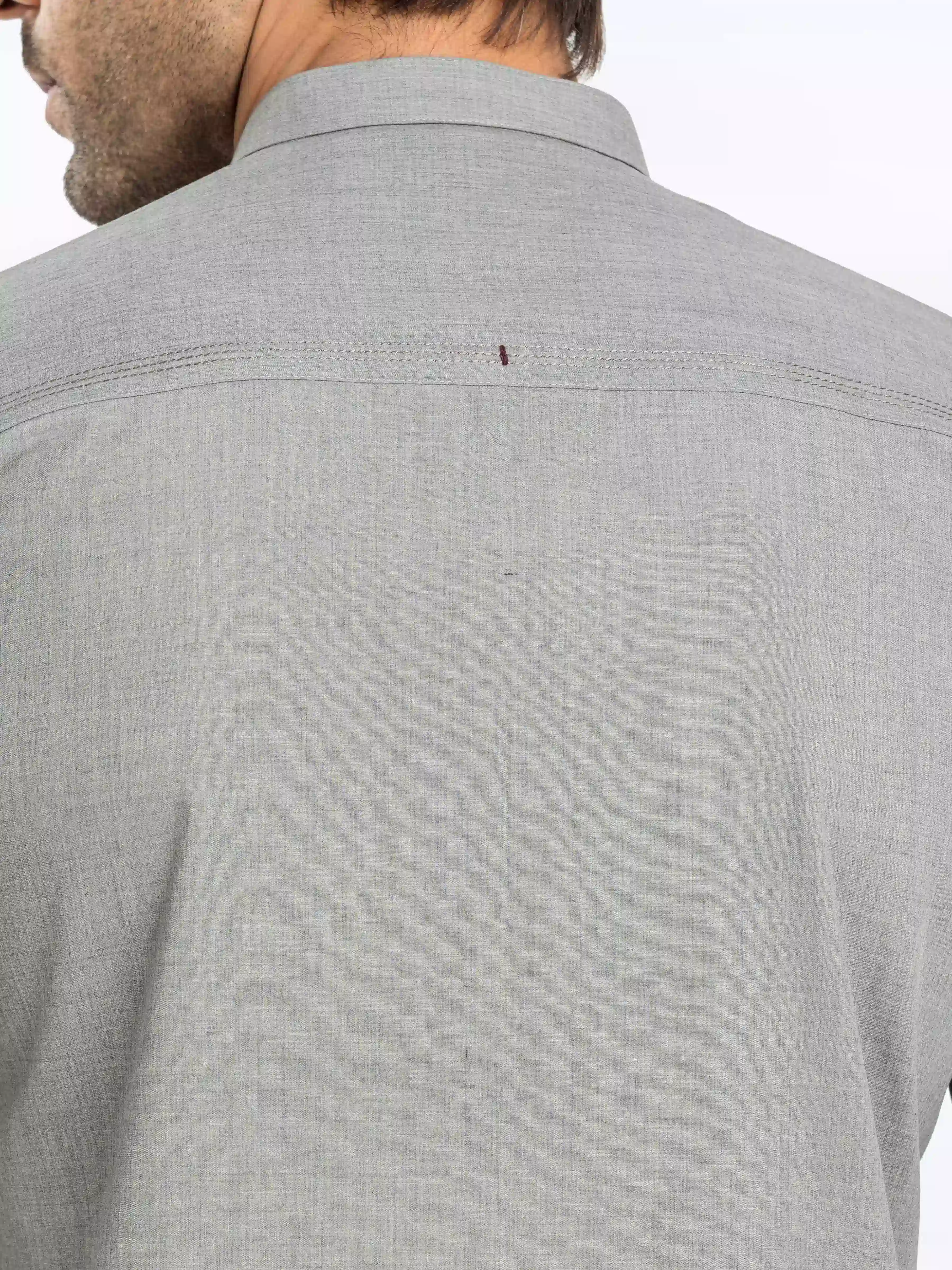 Men's Grey Shalwar Kameez - EMTKST24S-99463 - Image 5