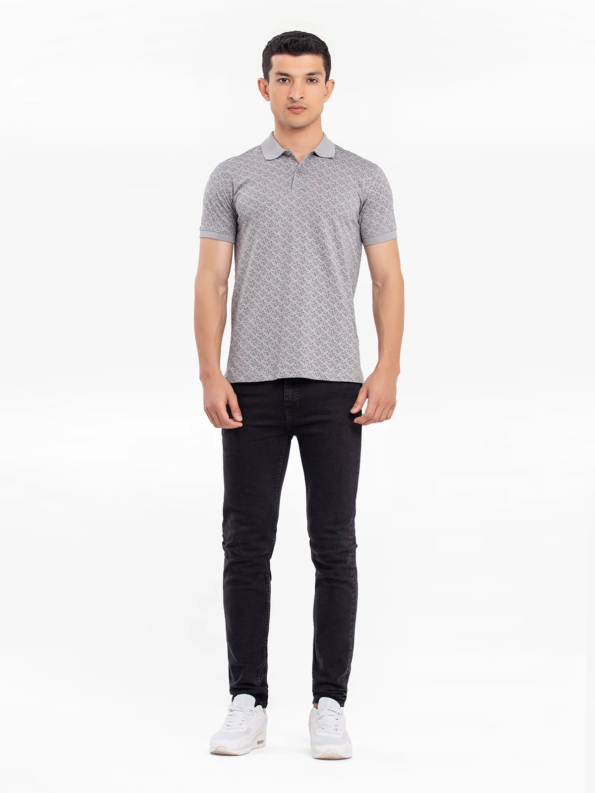 Men's Grey Polo Shirt - EMTPS24-005 - Image 2