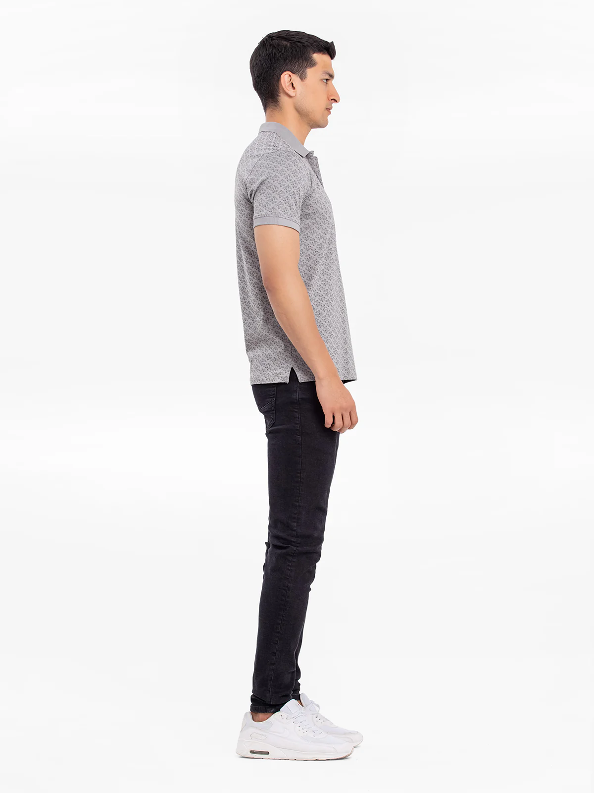 Men's Grey Polo Shirt - EMTPS24-005 - Image 3