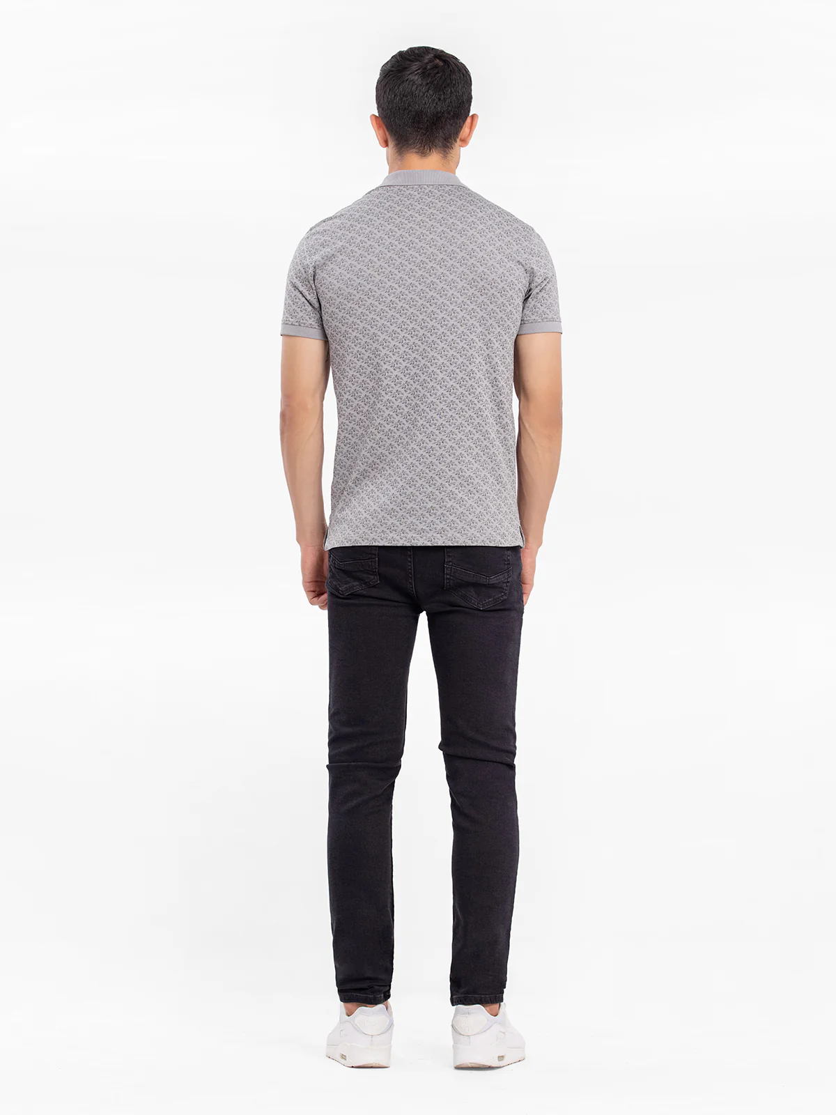 Men's Grey Polo Shirt - EMTPS24-005 - Image 4