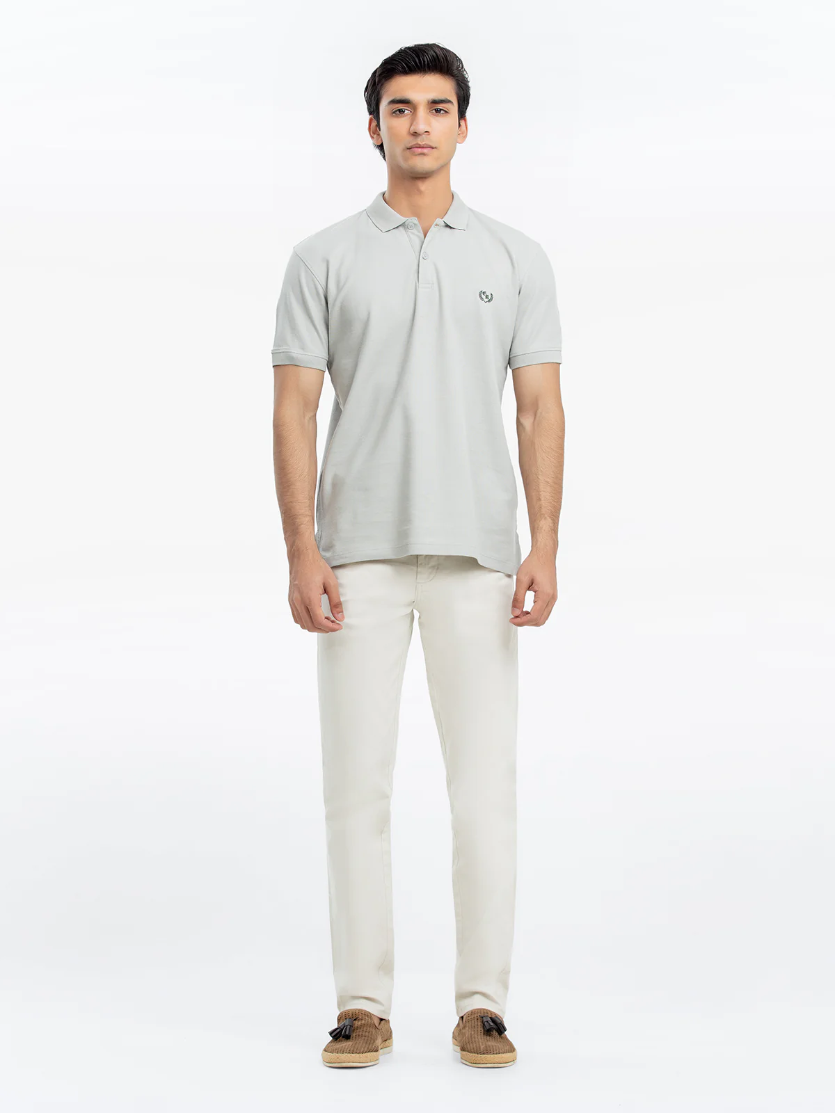 Men's Grey Polo Shirt - EMTPS24-039 - Image 2