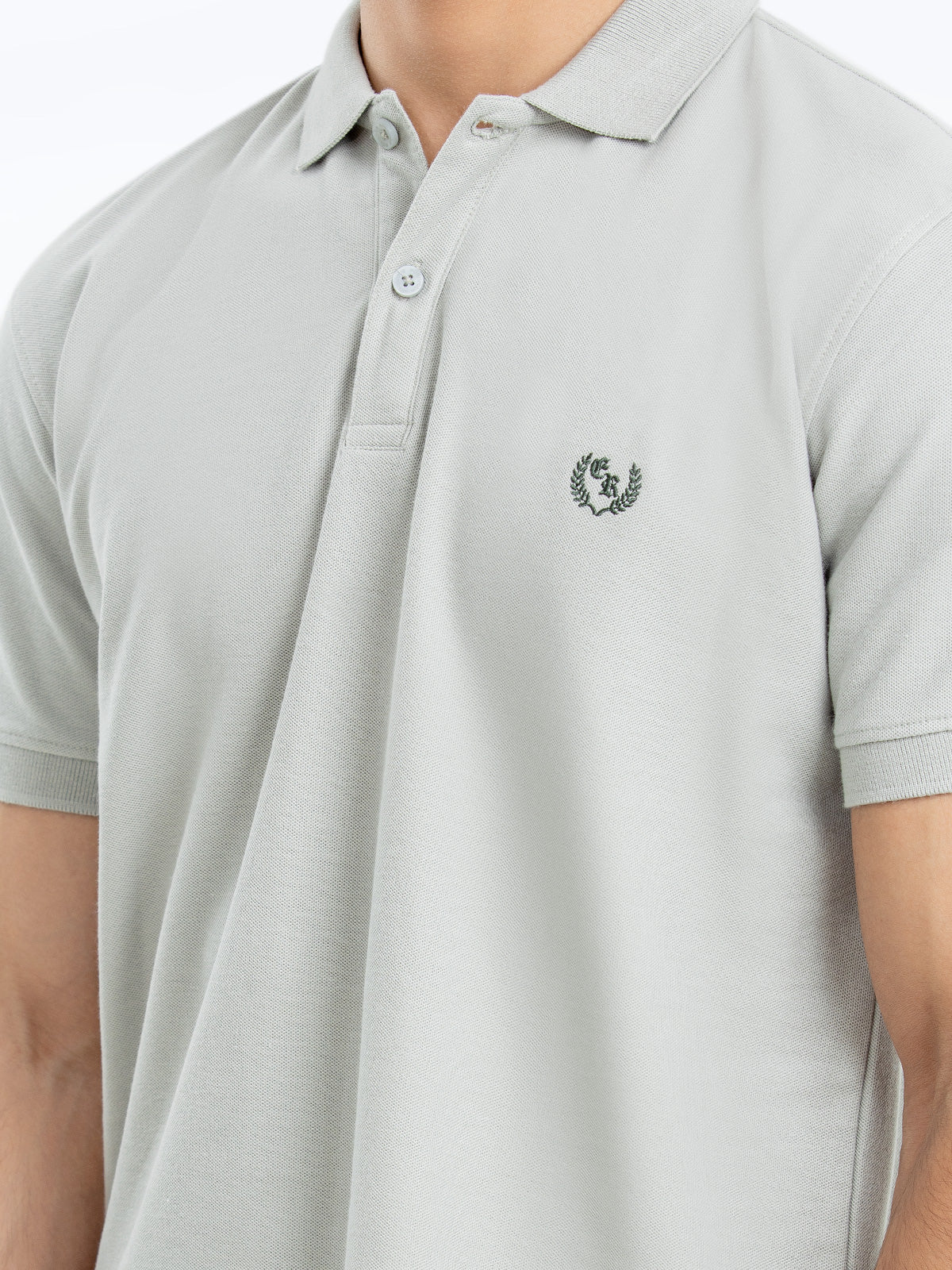Men's Grey Polo Shirt - EMTPS24-039 - Image 3