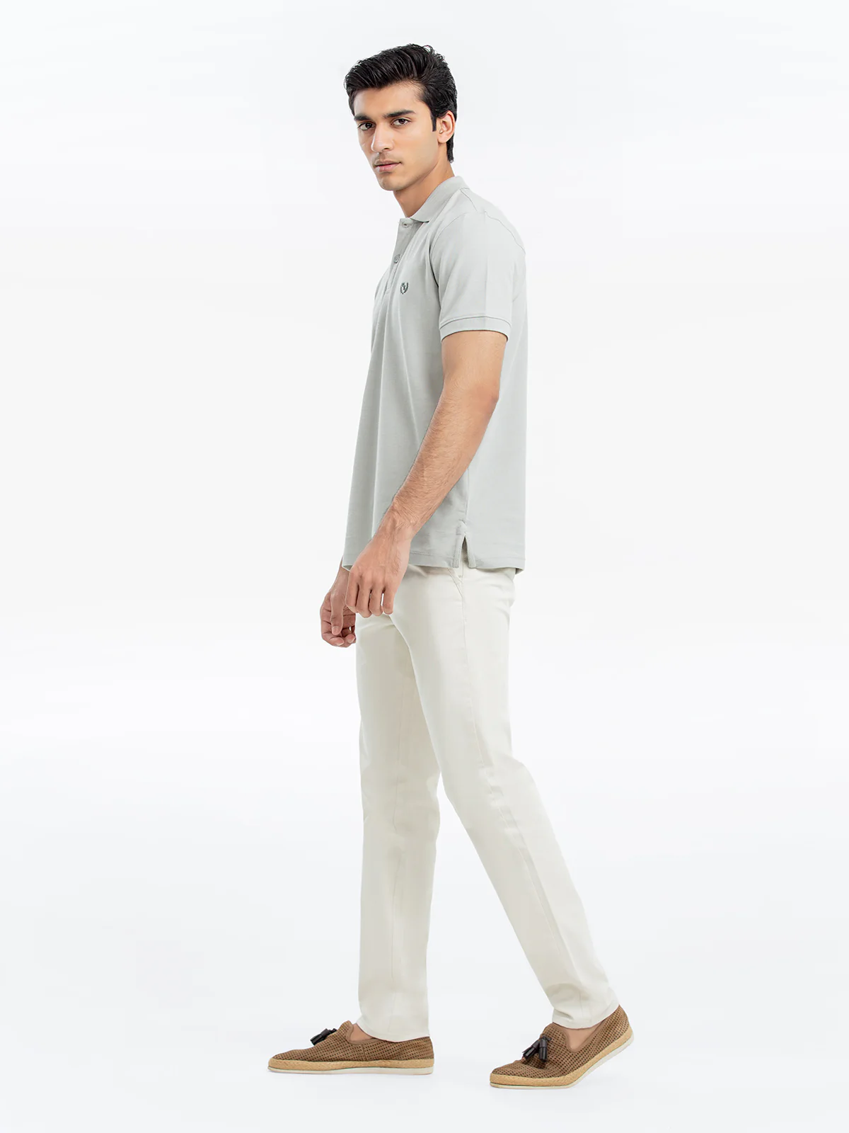 Men's Grey Polo Shirt - EMTPS24-039 - Image 4