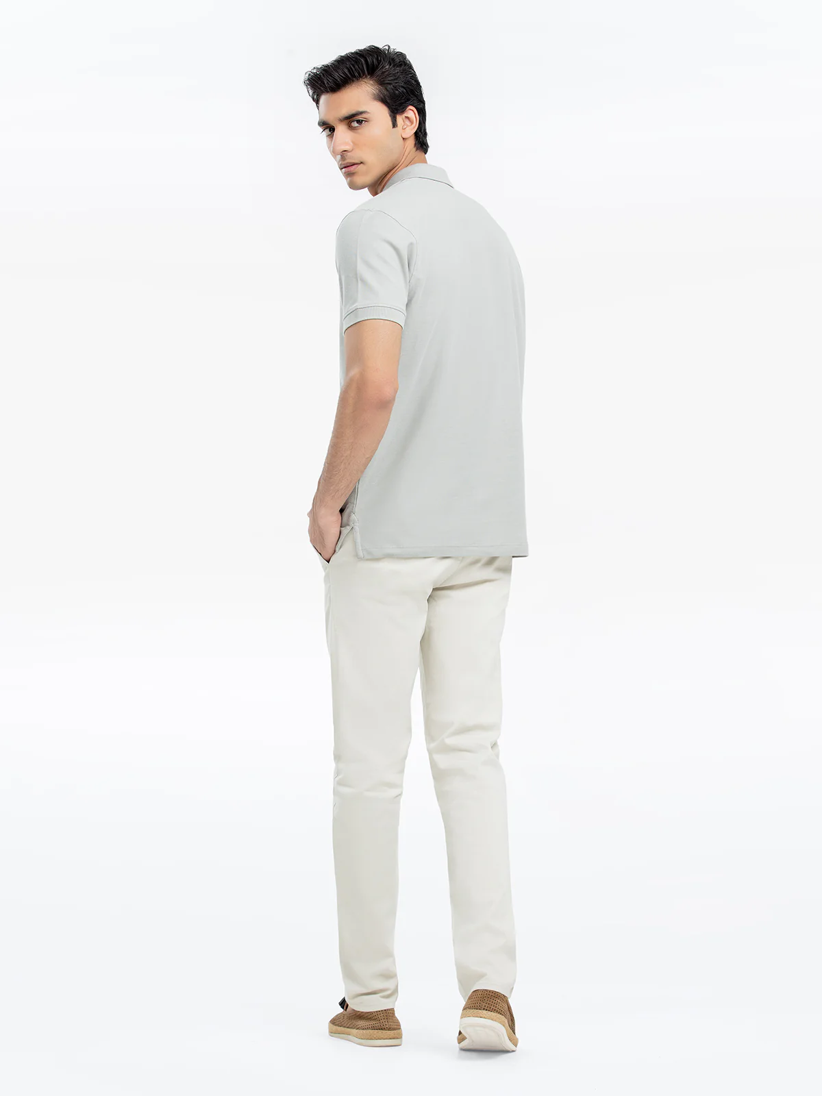 Men's Grey Polo Shirt - EMTPS24-039 - Image 5