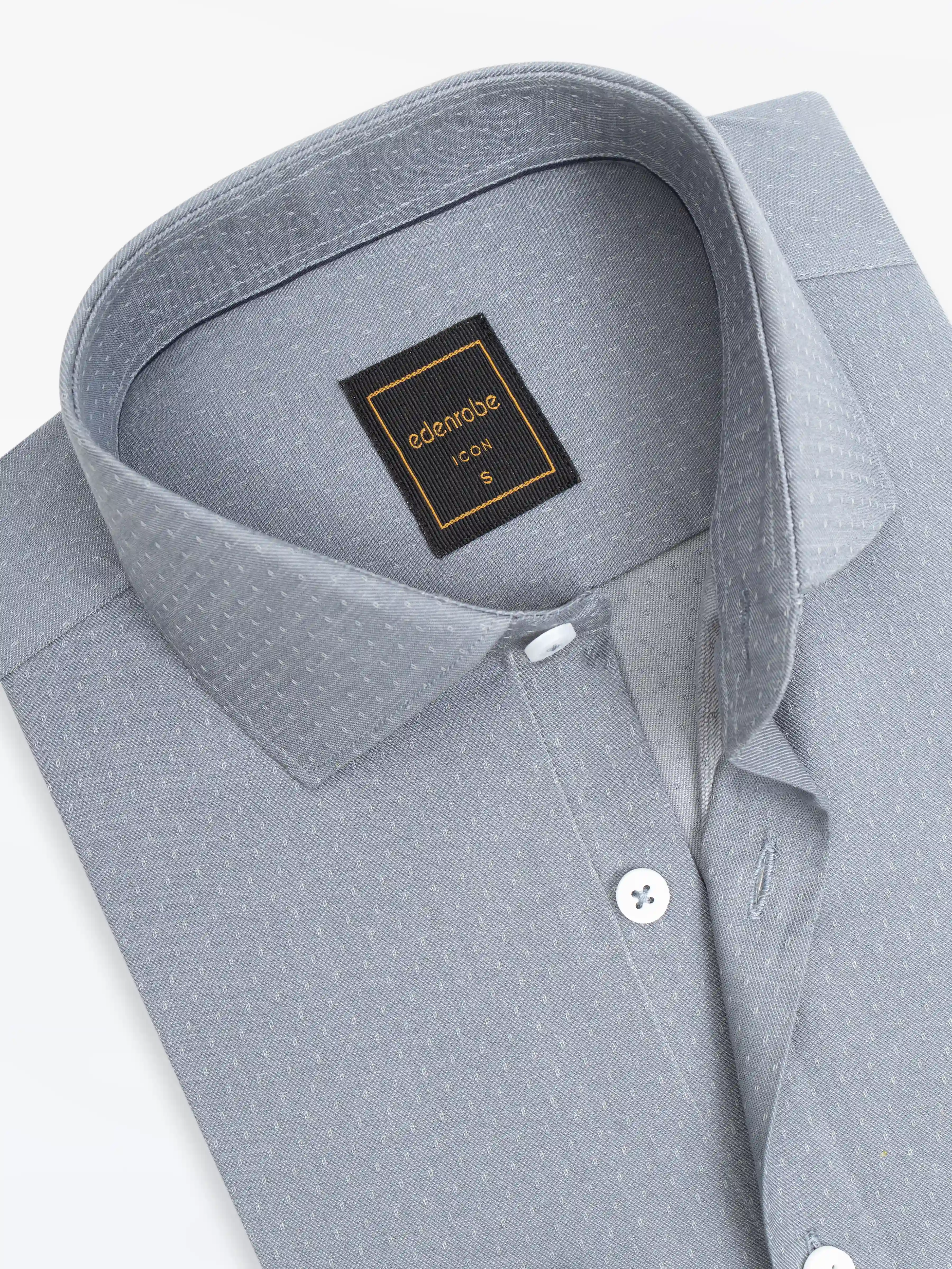 Men's Grey Shirt - EMTSI24-50757 - Image 2