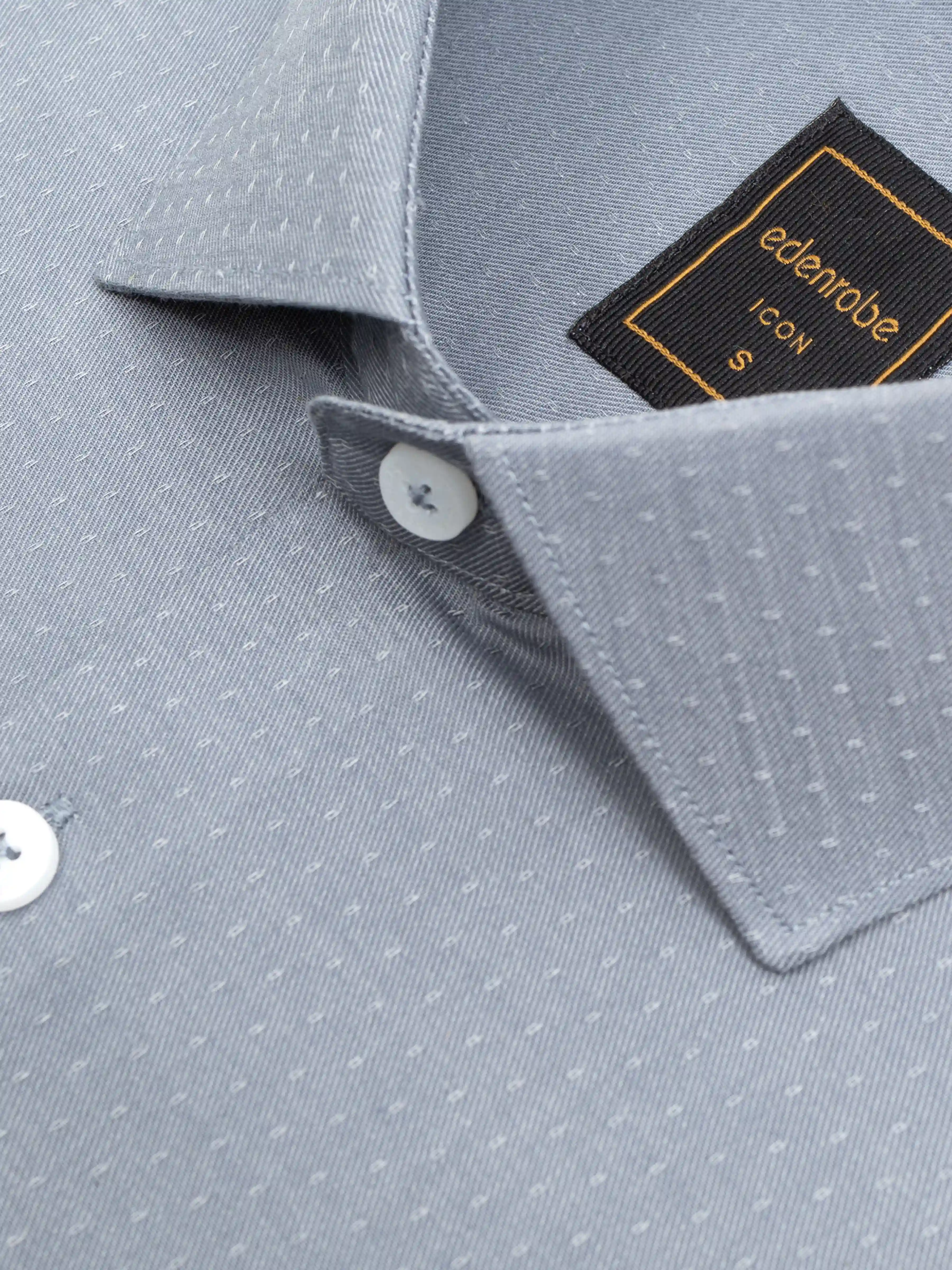 Men's Grey Shirt - EMTSI24-50757 - Image 3