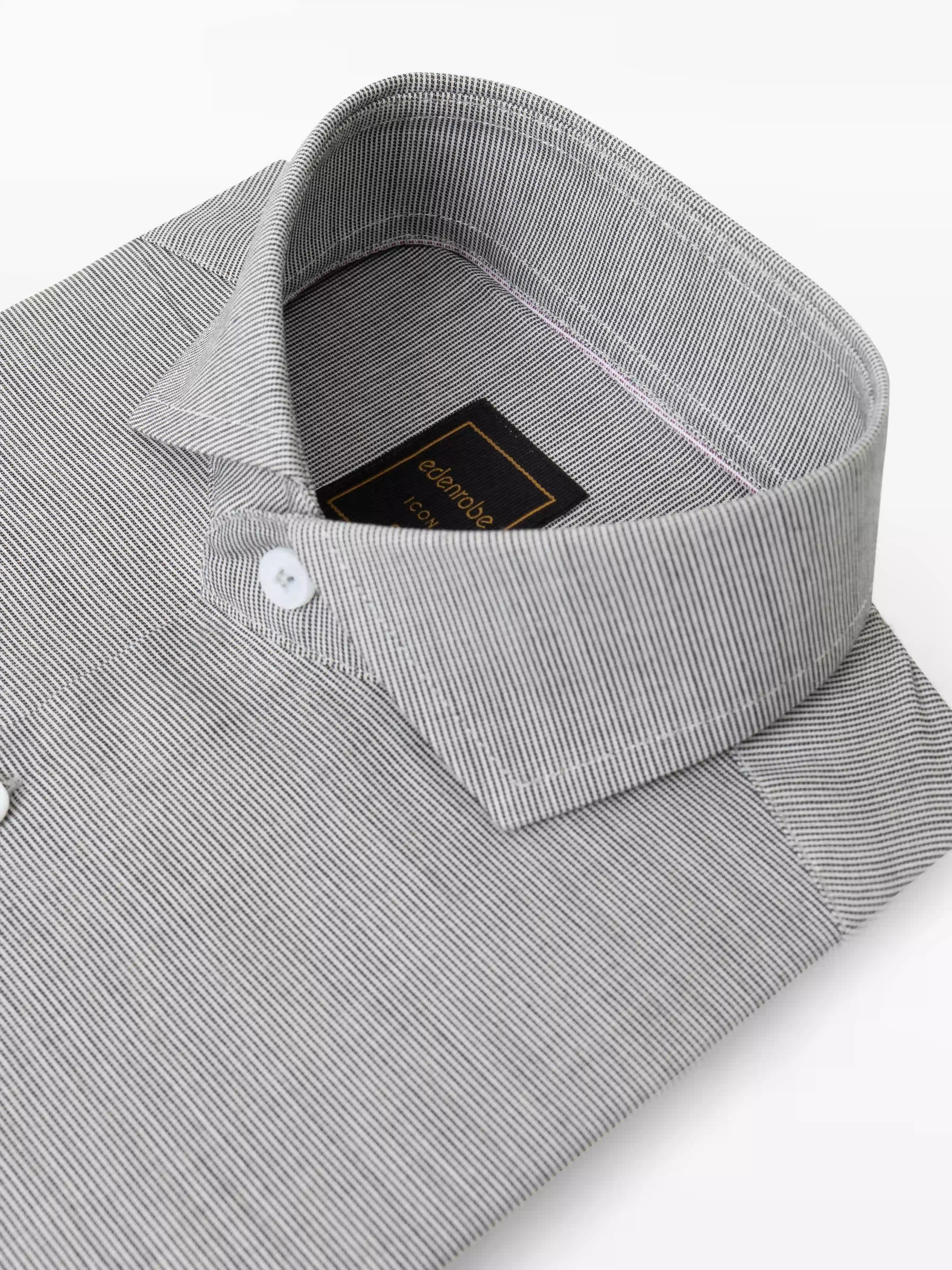 Men's Grey Shirt - EMTSI5-50762 - Image 3