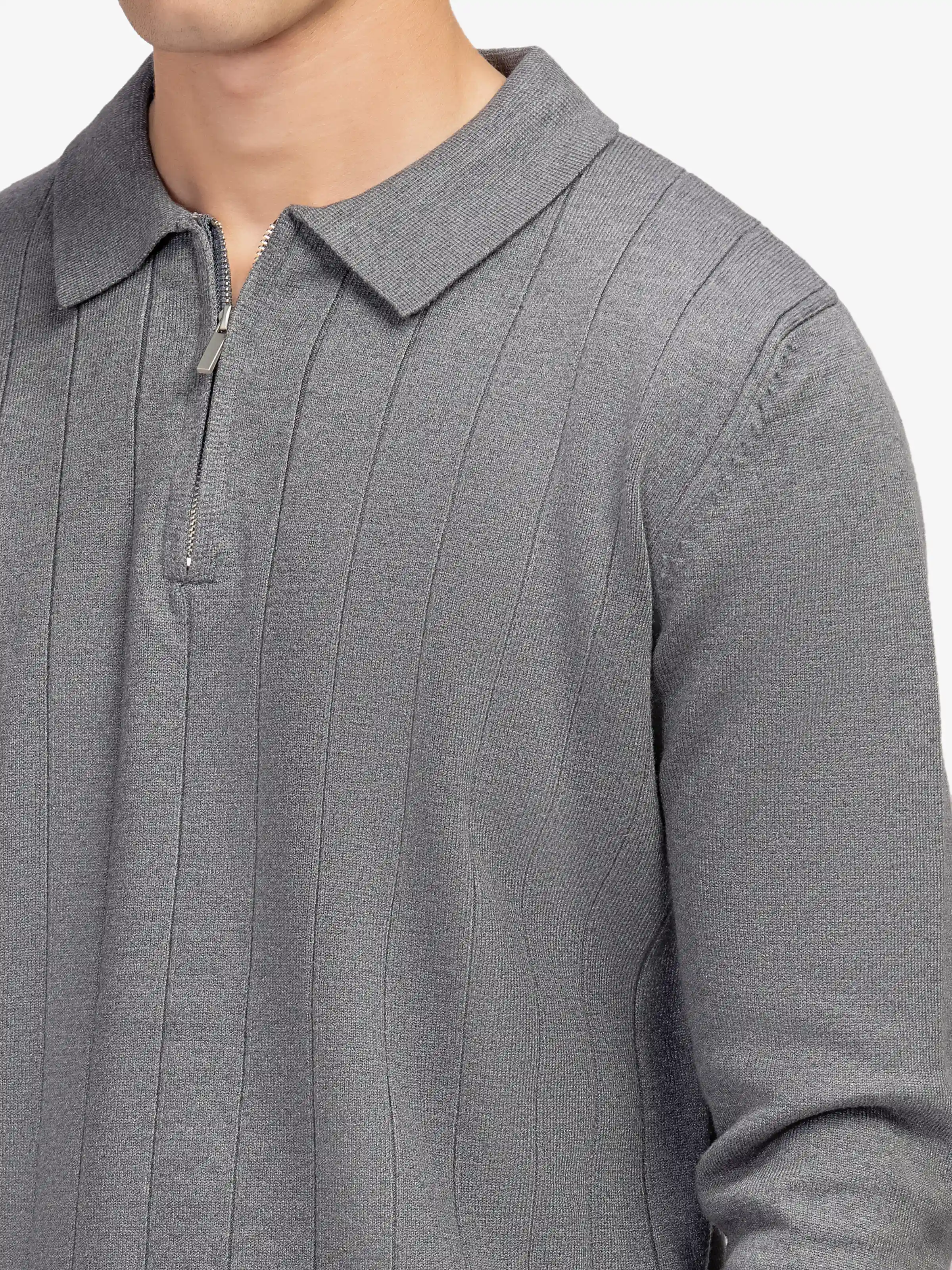 Men's Grey Sweater - EMTSWT5-029 - Image 2