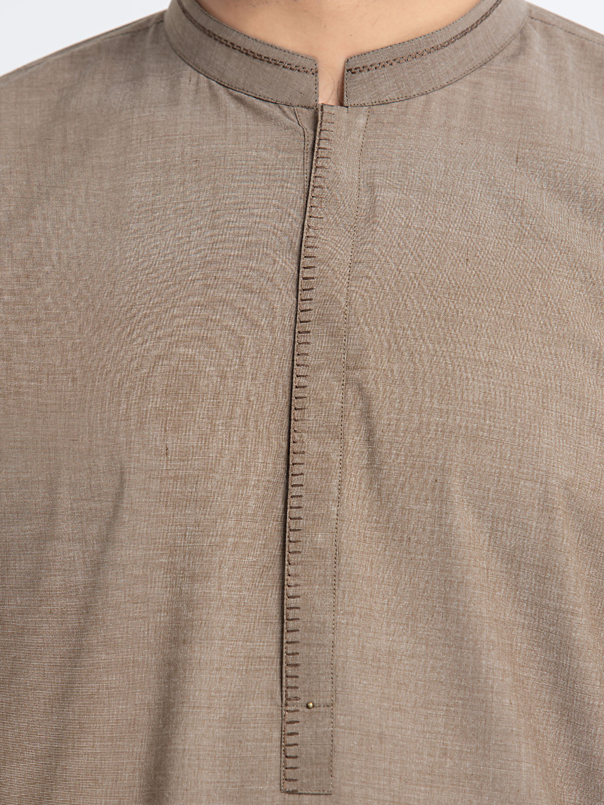 Men's Hazy Brown Shalwar Kameez - EMTKS24-41105 - Image 4