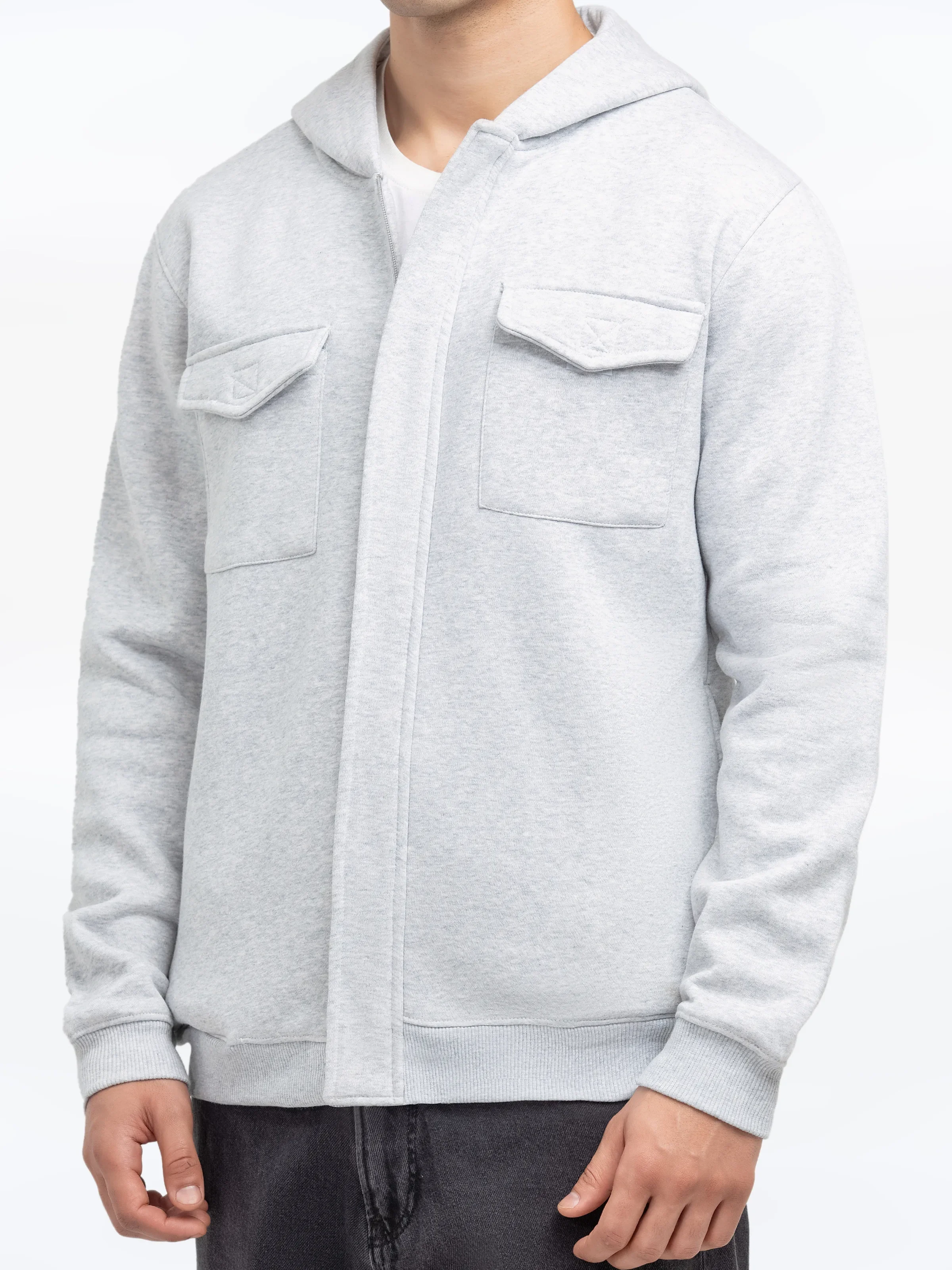 Men's Grey Jacket - EMTJK24-007 - Image 3