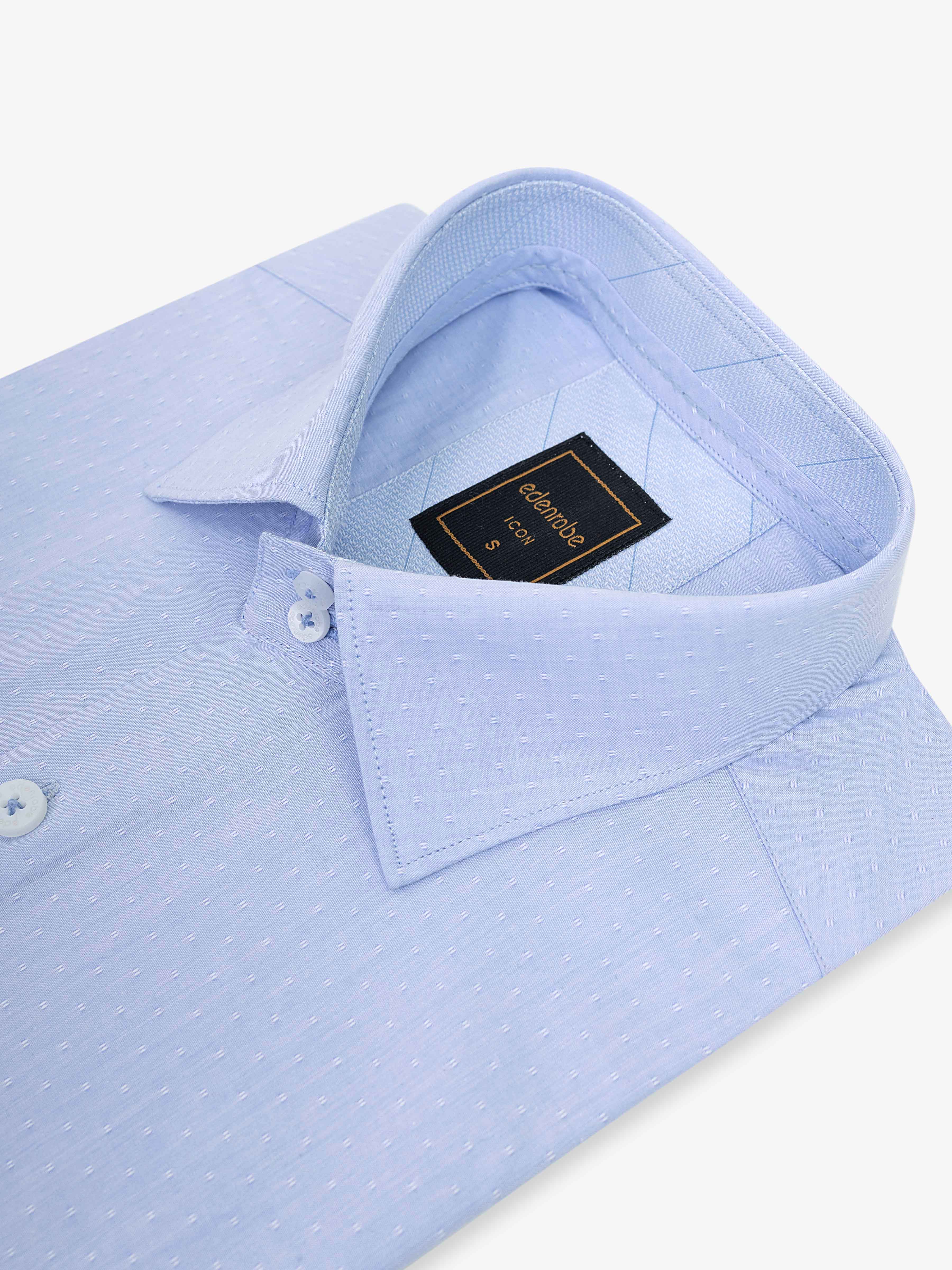 Men's Ice Blue Shirt - EMTSI5-50821 - Image 2