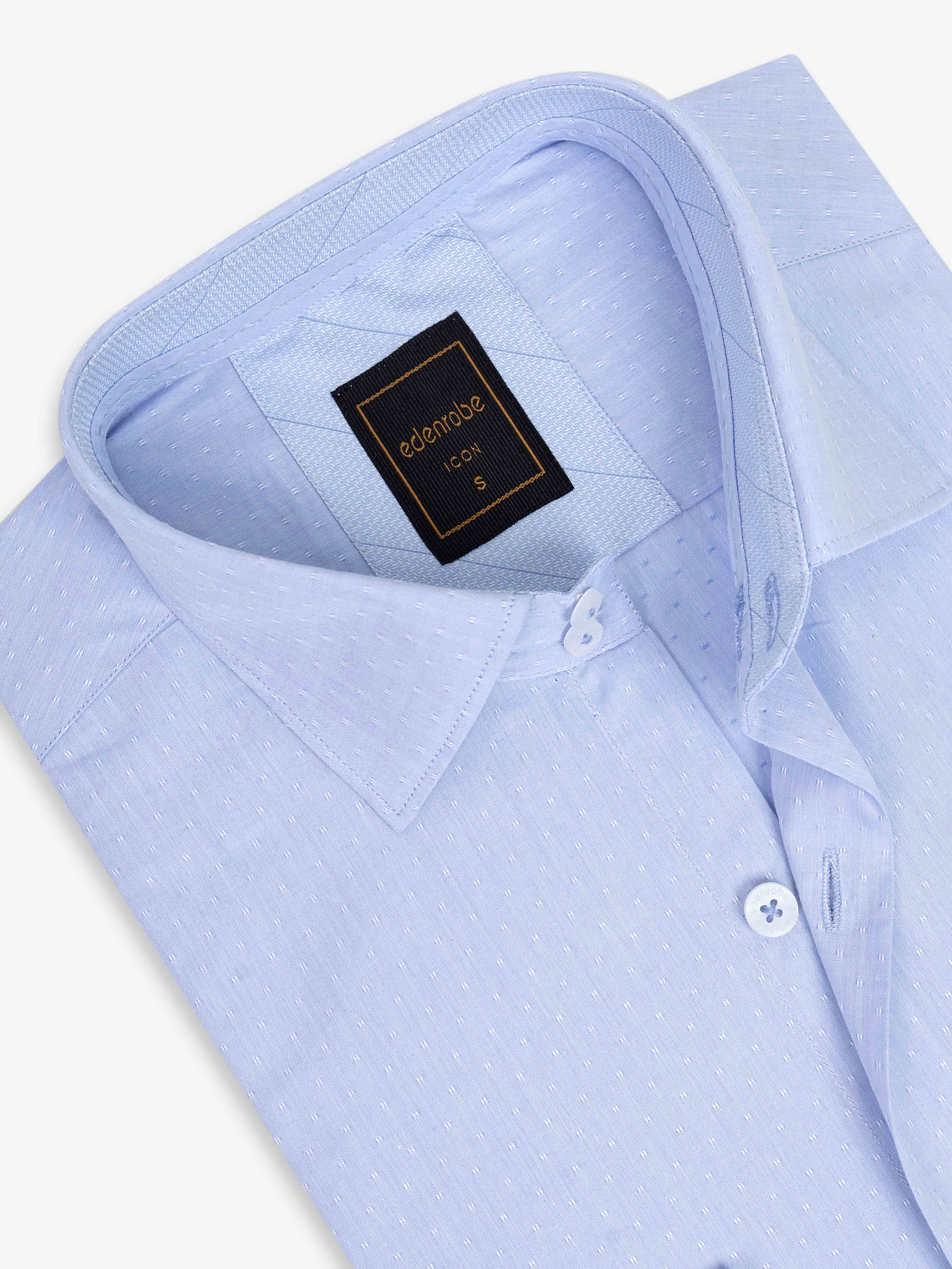 Men's Ice Blue Shirt - EMTSI5-50821 - Image 3